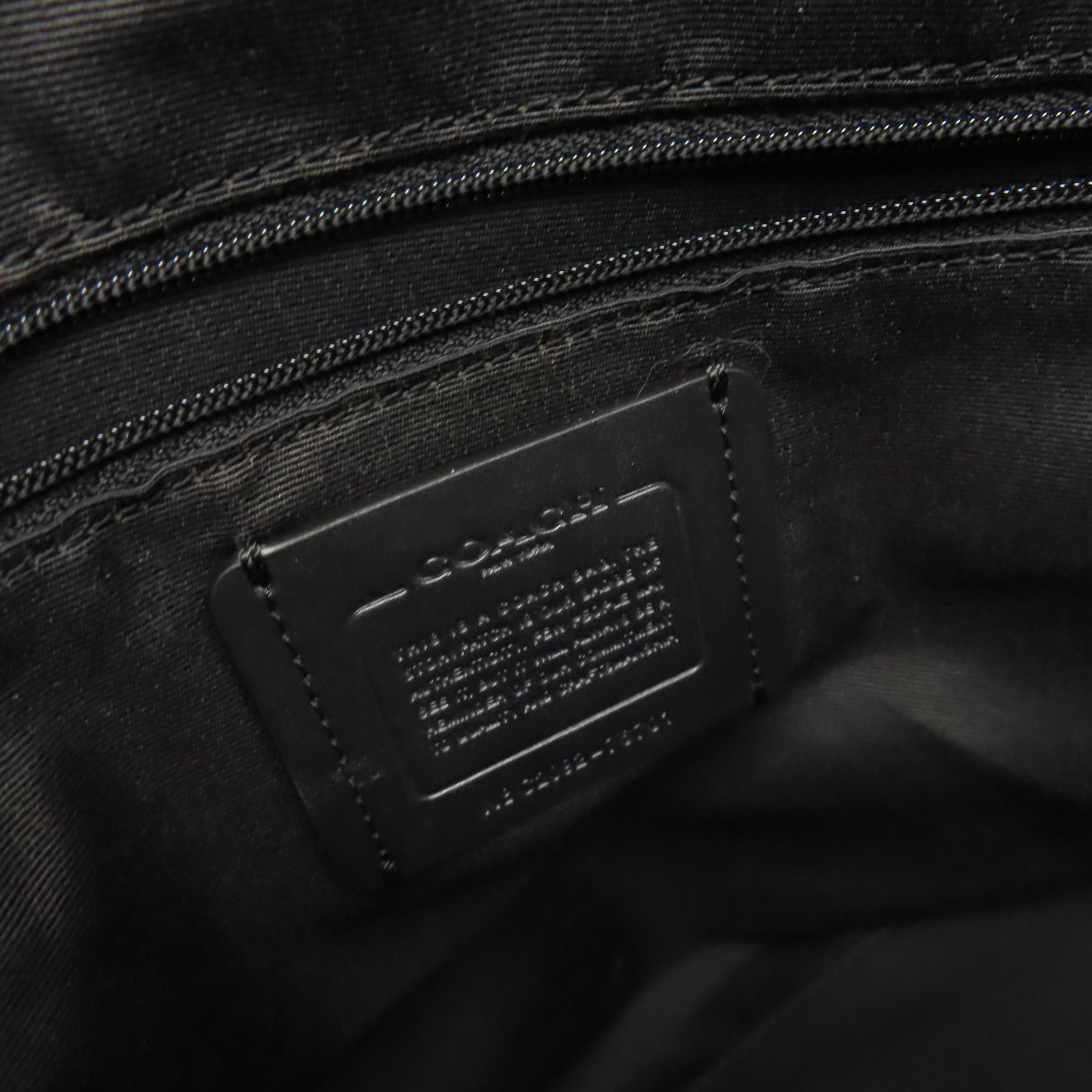 COACH 牛皮皮革Shoulder Bag肩背袋黑色