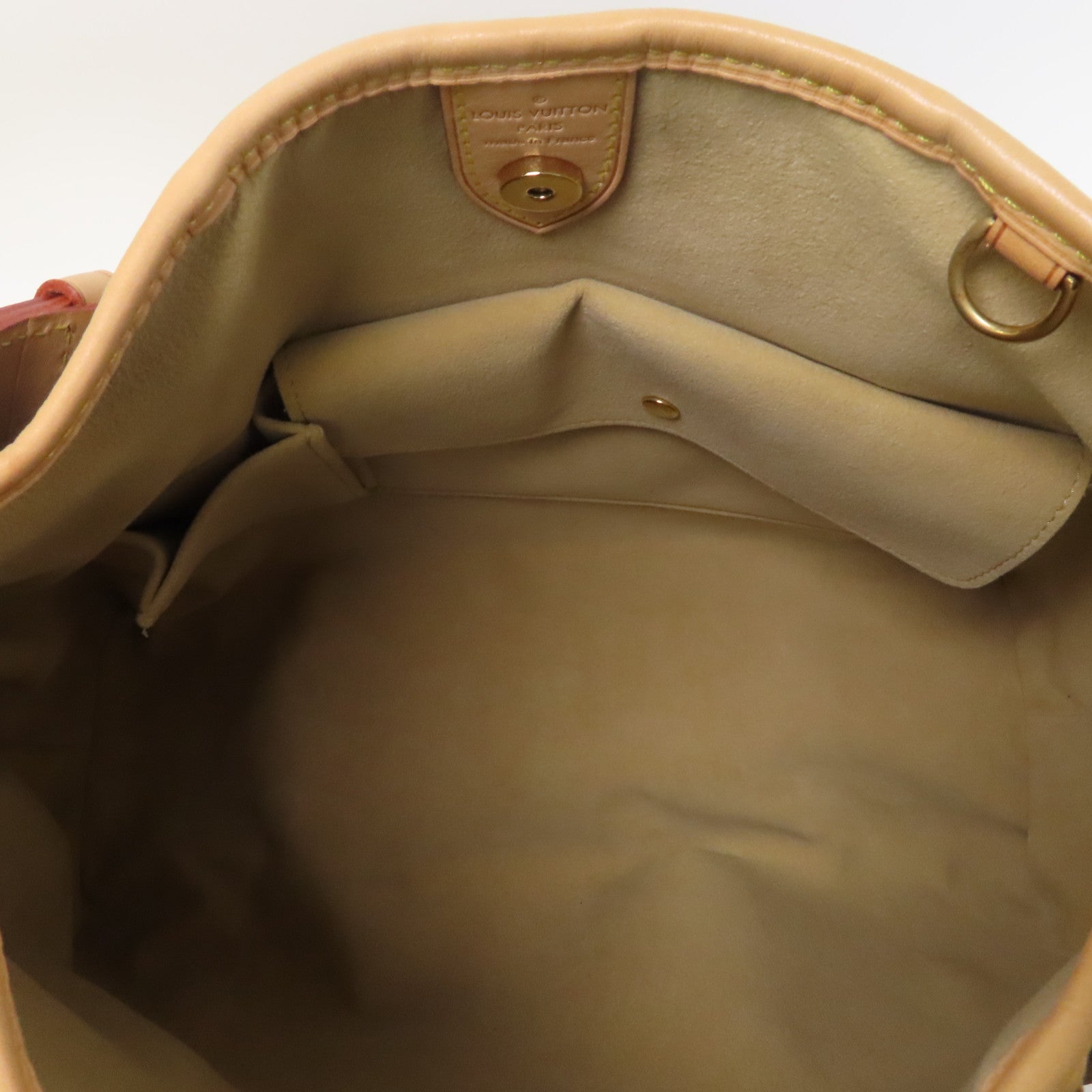 LOUIS VUITTON Monogram Galliera PM金扣肩背袋啡色