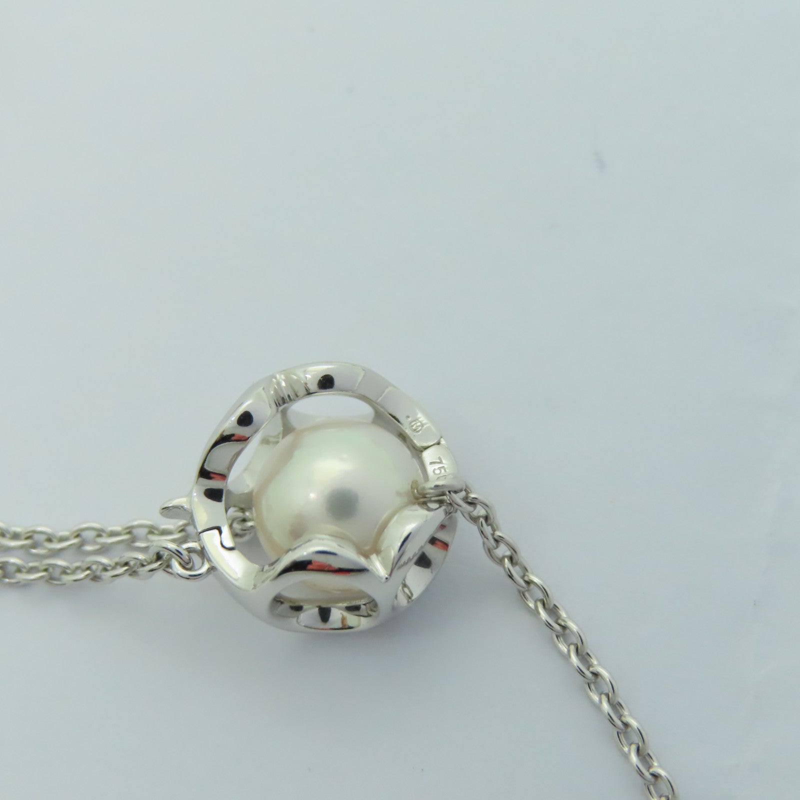 MIKIMOTO 18K白金Pearl Necklace珍珠項鍊