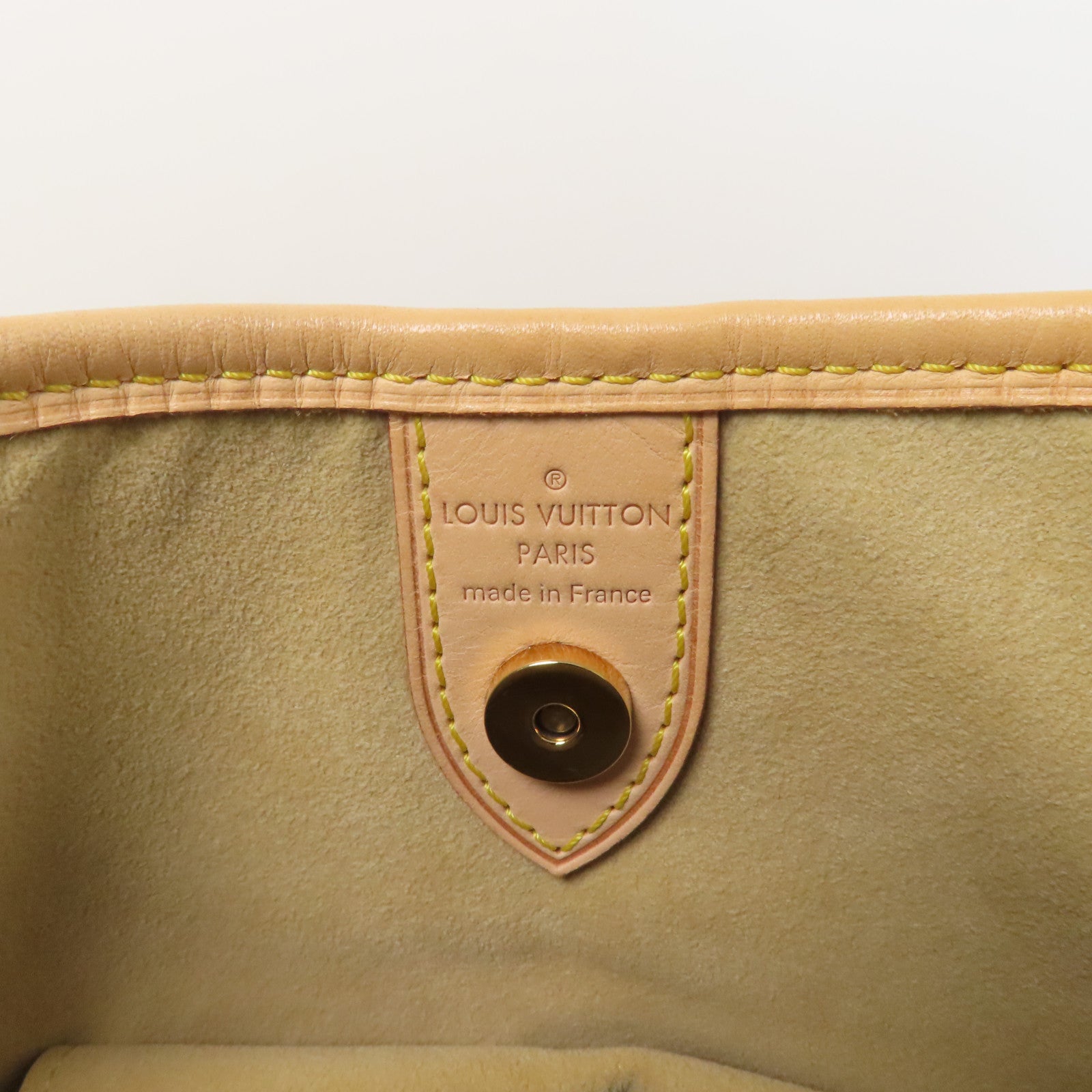 LOUIS VUITTON Monogram Galliera PM金扣肩背袋啡色