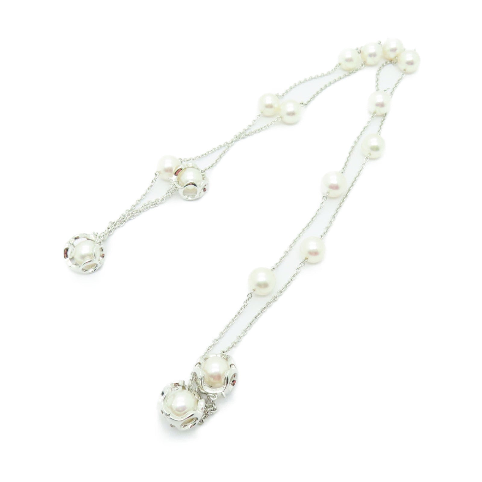MIKIMOTO 18K白金Pearl Necklace珍珠項鍊