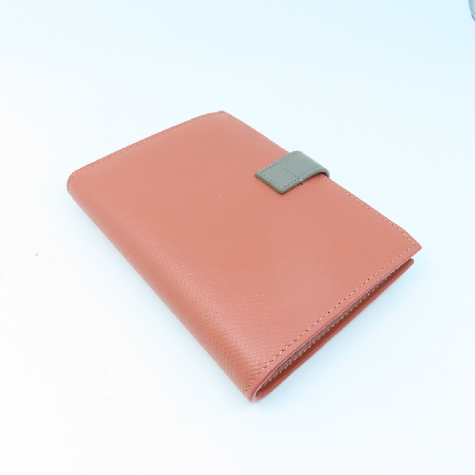 CELINE 【激減優惠】牛皮皮革Wallet金扣錢包粉紅色灰色