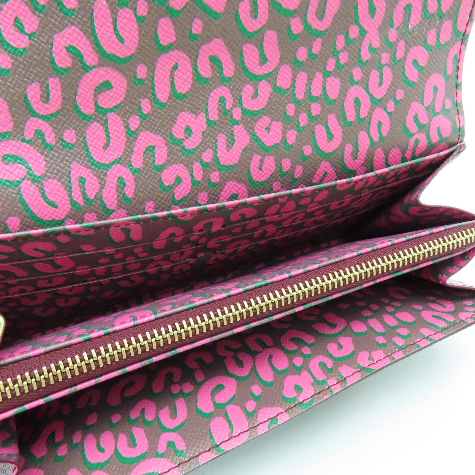LOUIS VUITTON Monogram Long Wallet金扣長錢包啡色