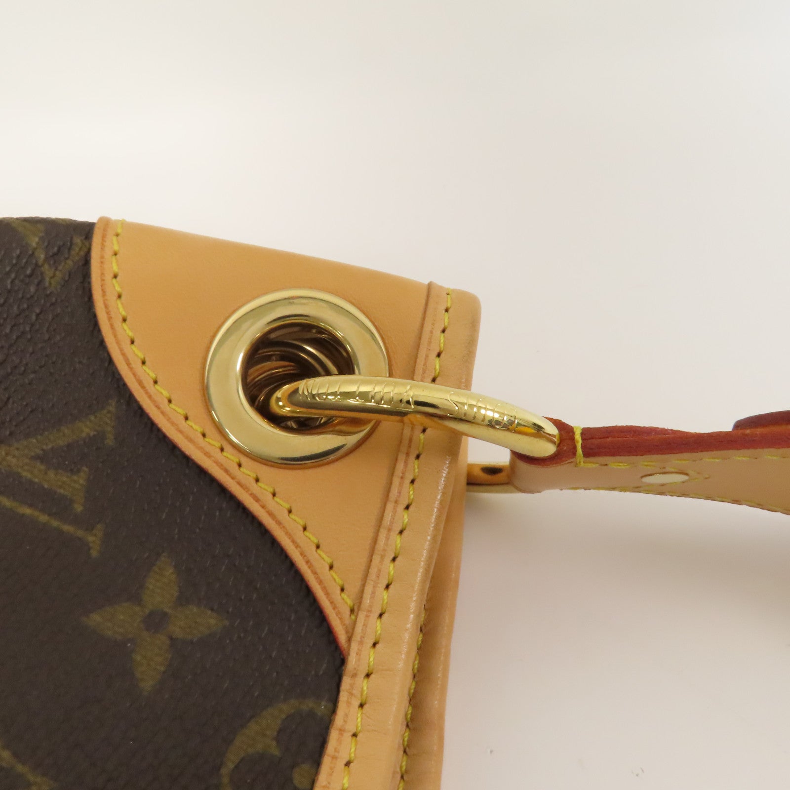 LOUIS VUITTON Monogram Galliera PM金扣肩背袋啡色