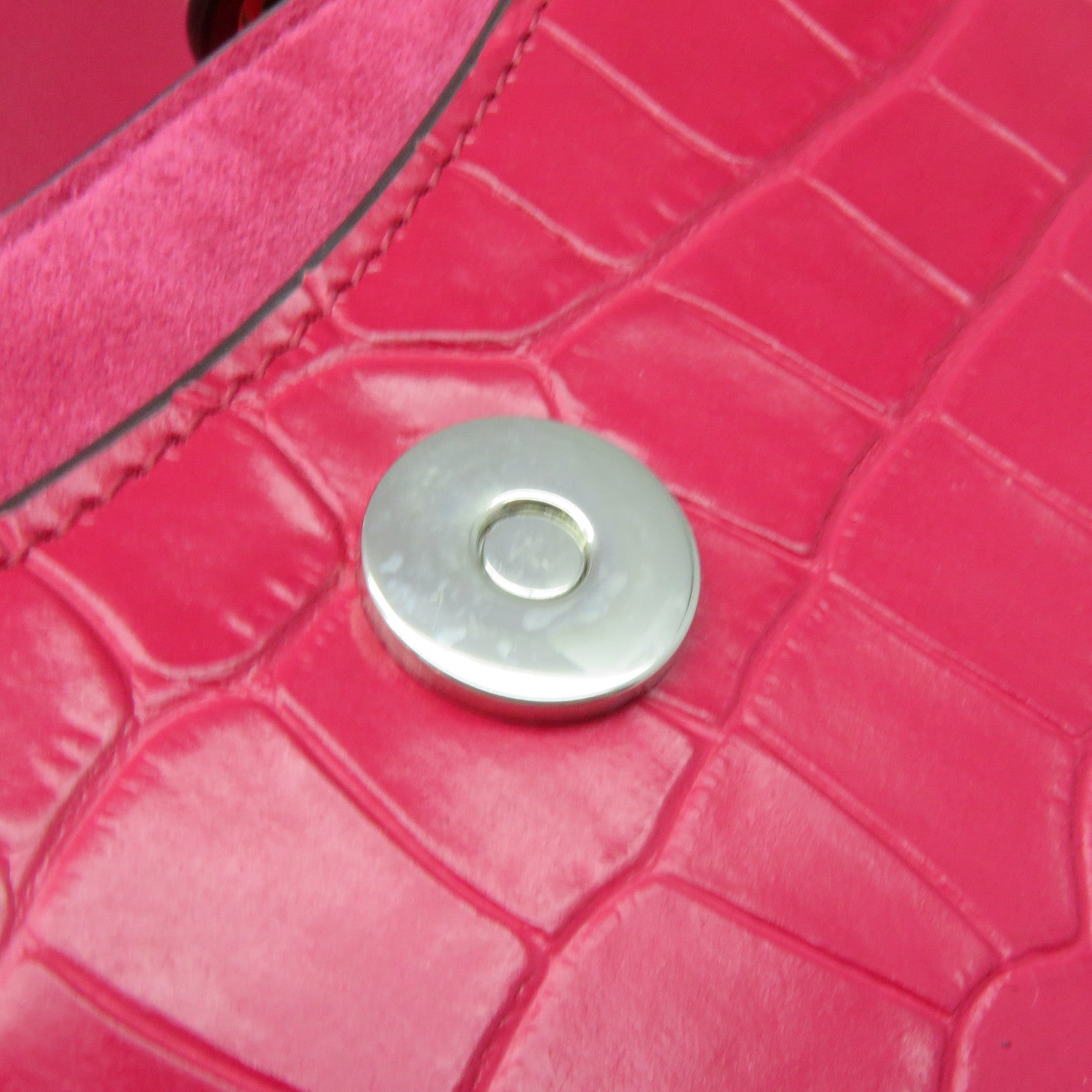 Chloe 牛皮皮革Tess Small 2Way Shoulder Bag手挽肩背两用袋跟紫红色