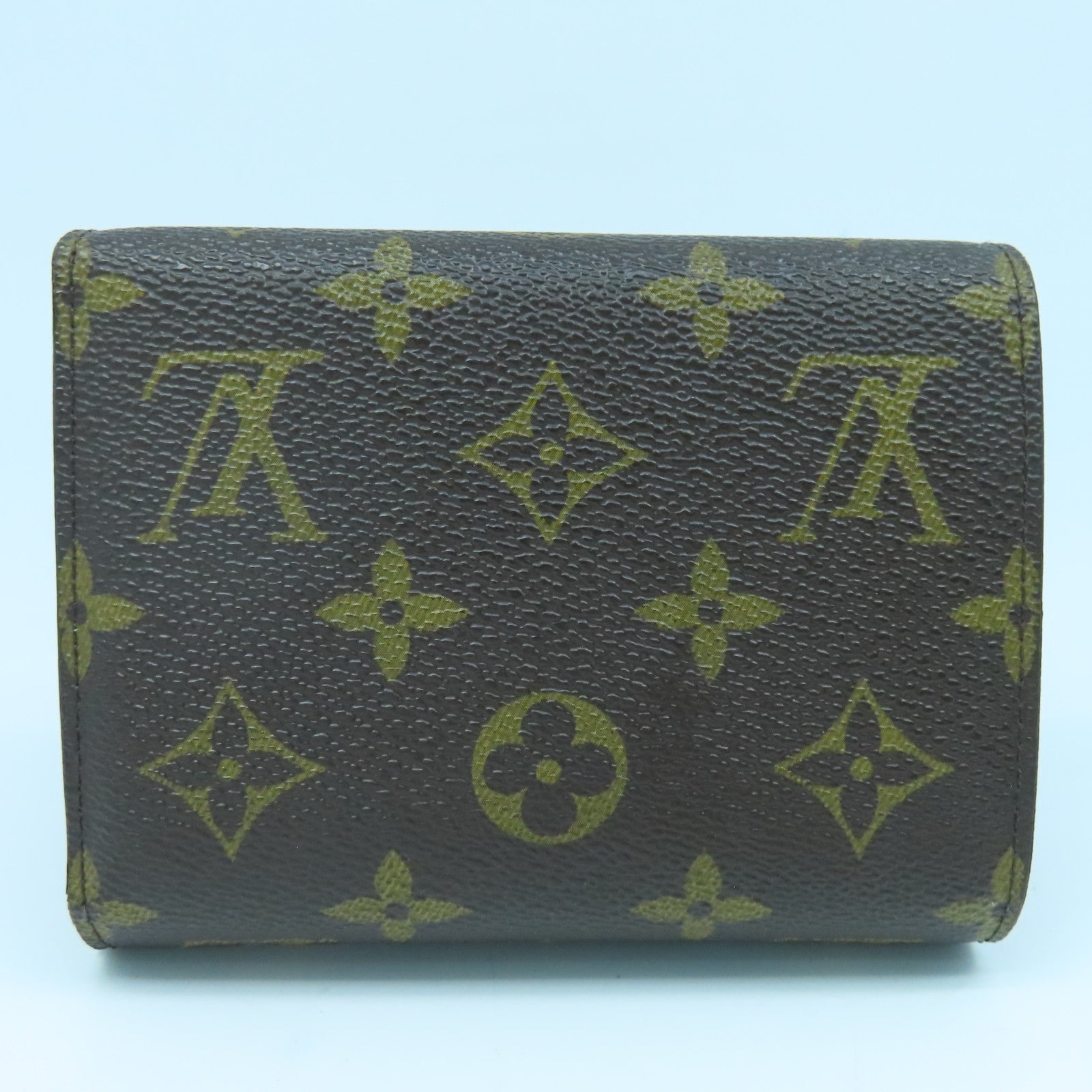 LOUIS VUITTON Monogram Joey Geldborse Wallet金扣錢包啡色