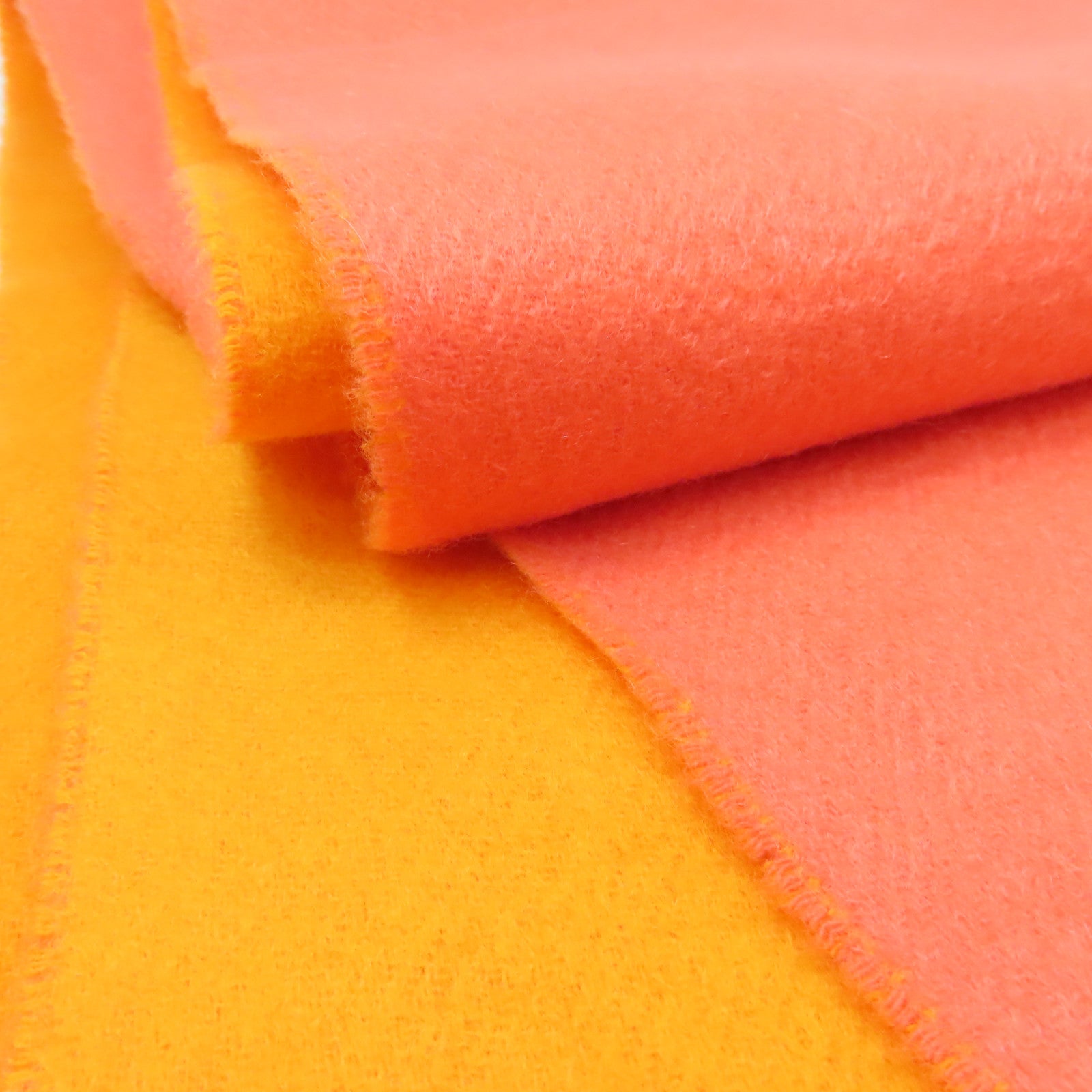 HERMES 【激減優惠】羊絨Cashmere Scarf圍巾橙色