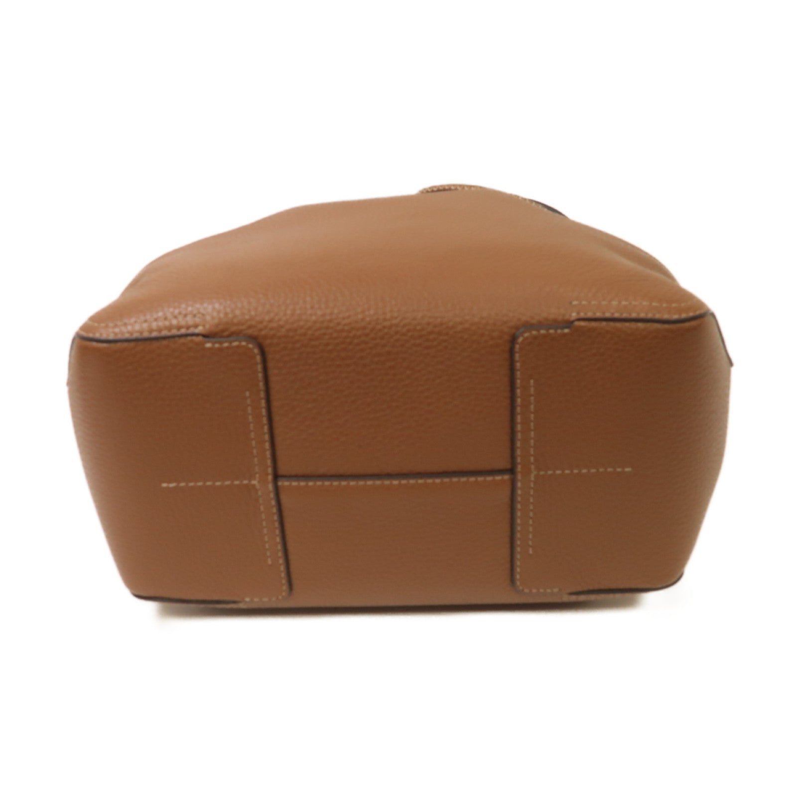 Furla 牛皮皮革2way Shoulder Bag金扣手挽肩背兩用袋棕色