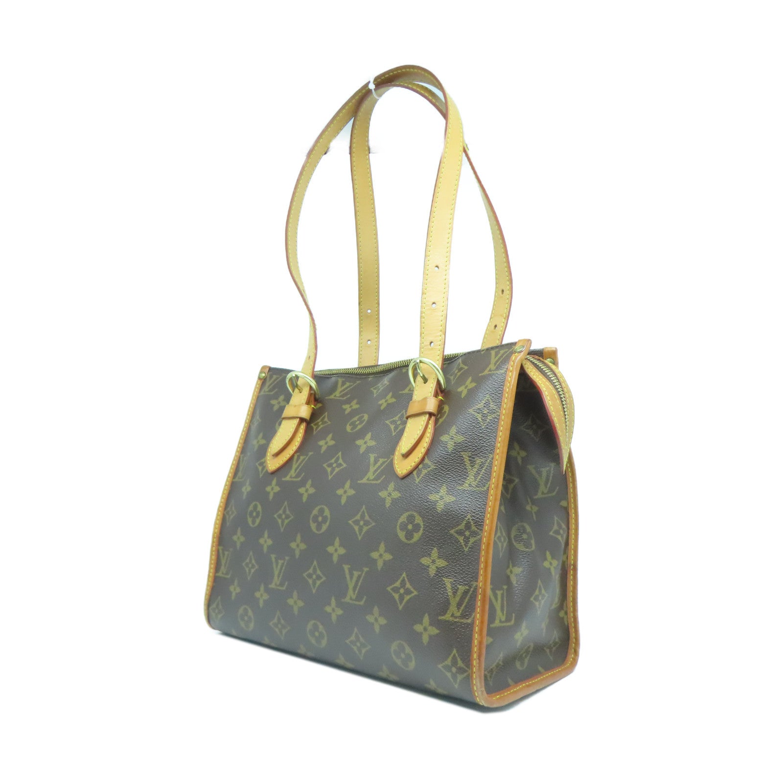 LOUIS VUITTON Monogram Popincort Haut金扣肩背袋啡色