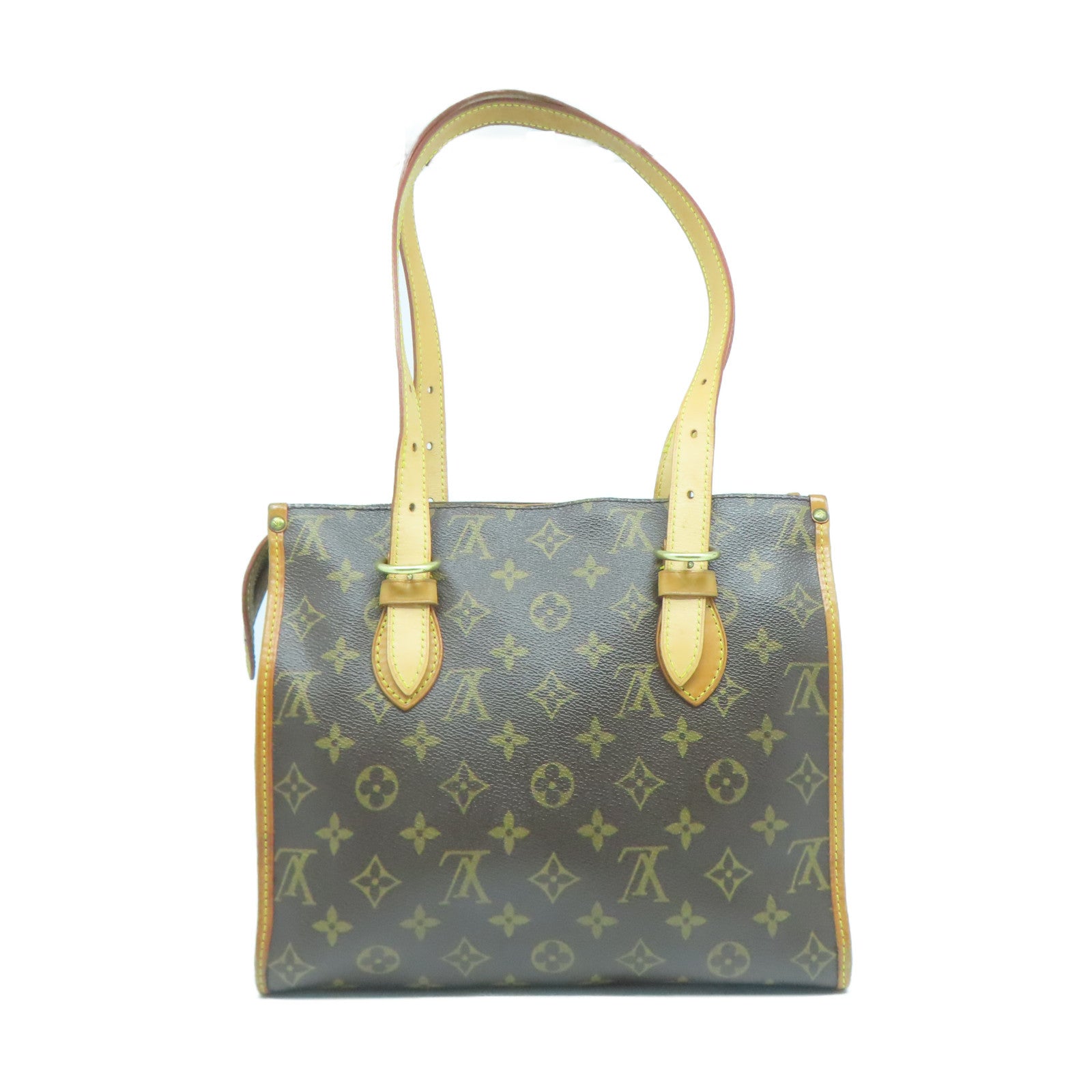 LOUIS VUITTON Monogram Popincort Haut金扣肩背袋啡色