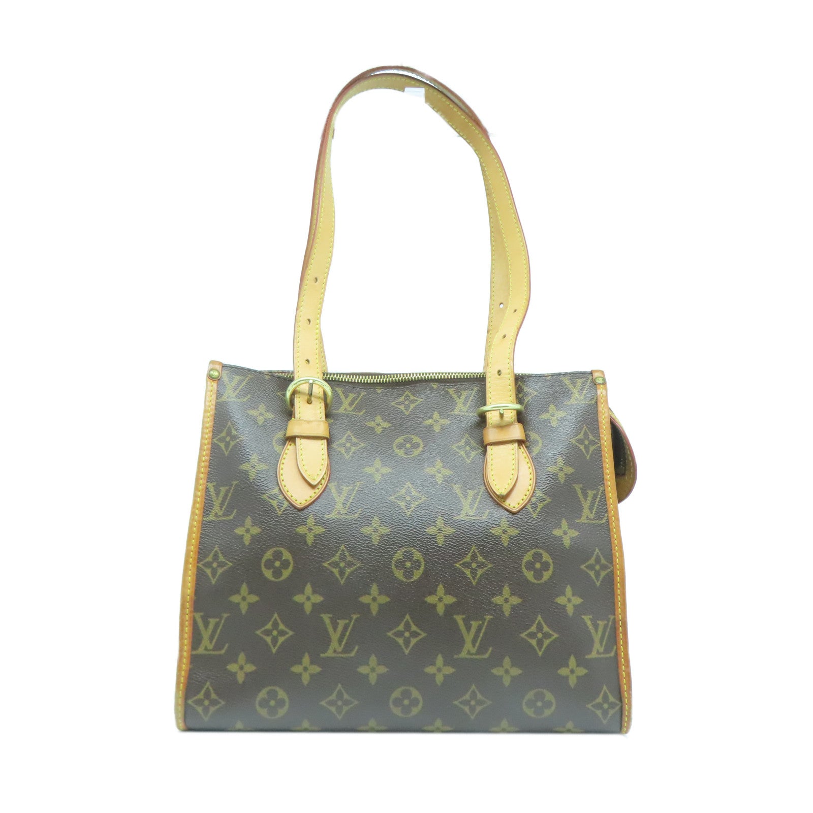 LOUIS VUITTON Monogram Popincort Haut金扣肩背袋啡色