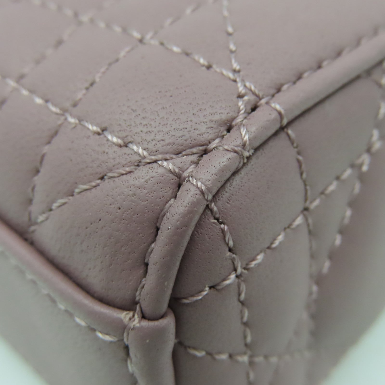 Dior 羊皮皮革Mini Lady D Joy 2Way Shoulder Bag手挽肩背兩用袋紫色