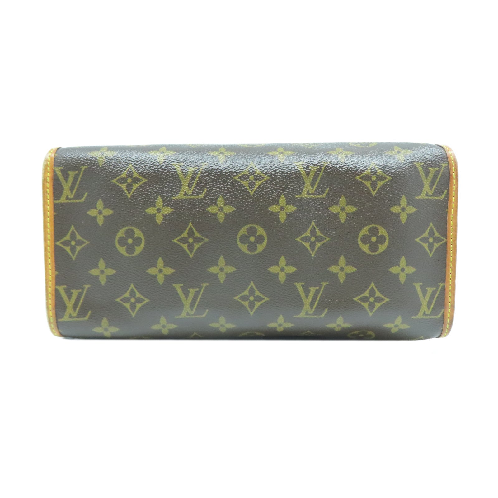 LOUIS VUITTON Monogram Popincort Haut金扣肩背袋啡色