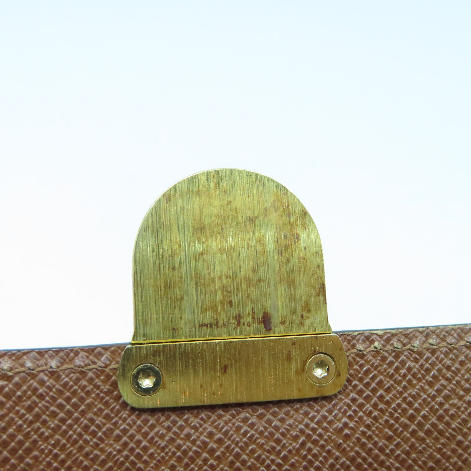 LOUIS VUITTON Monogram Joey Geldborse Wallet金扣錢包啡色