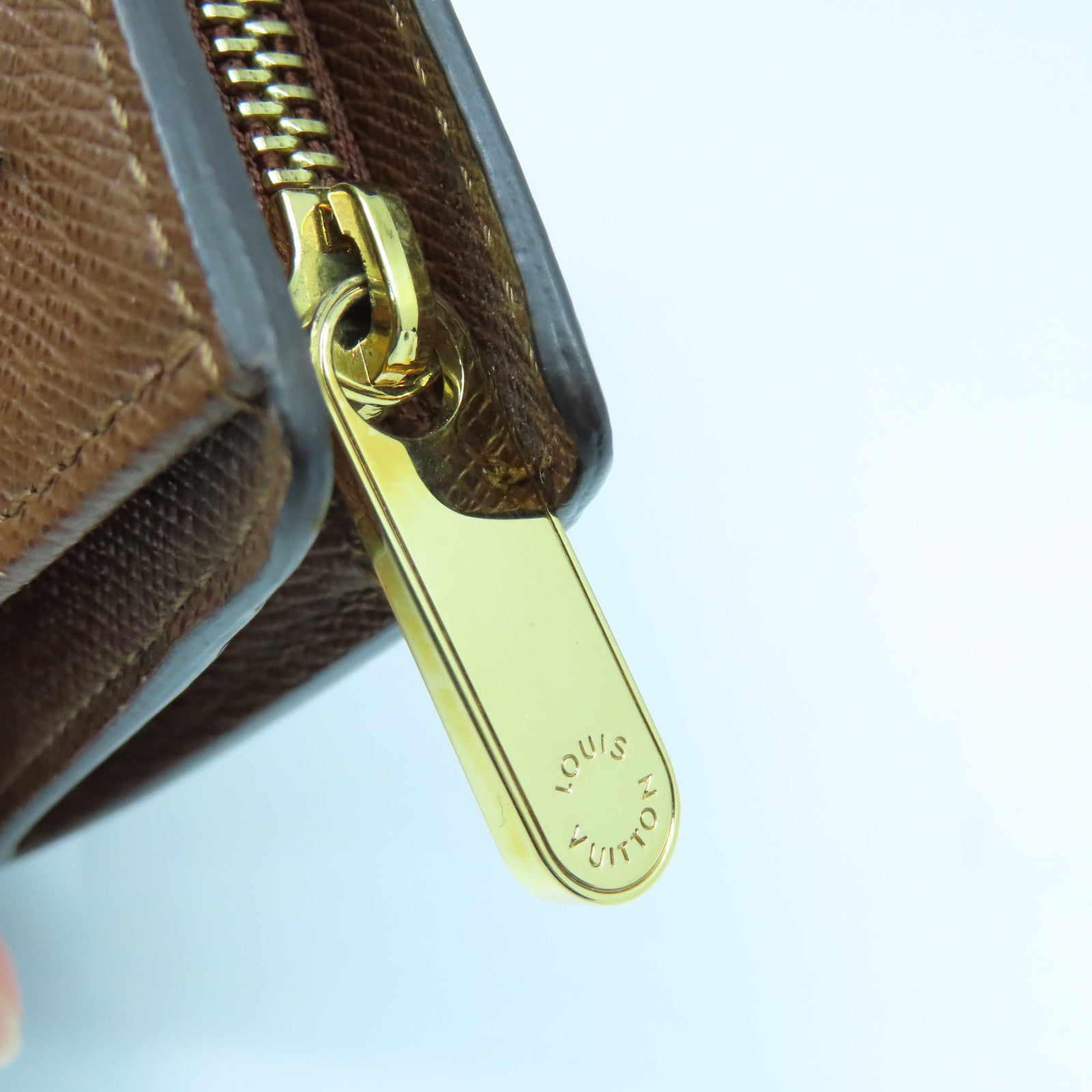 LOUIS VUITTON Monogram Joey Geldborse Wallet金扣錢包啡色