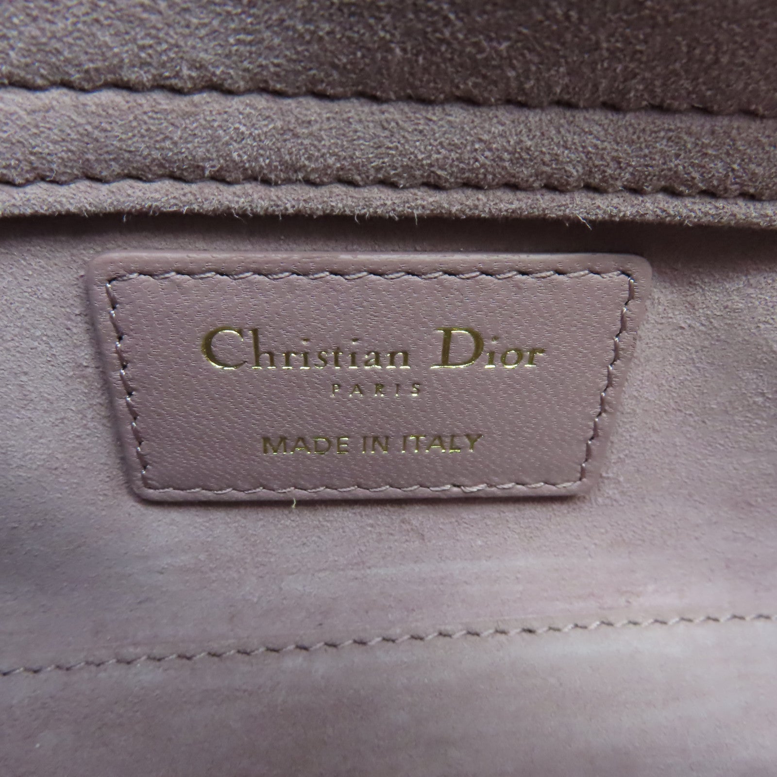 Dior 羊皮皮革Mini Lady D Joy 2Way Shoulder Bag手挽肩背兩用袋紫色