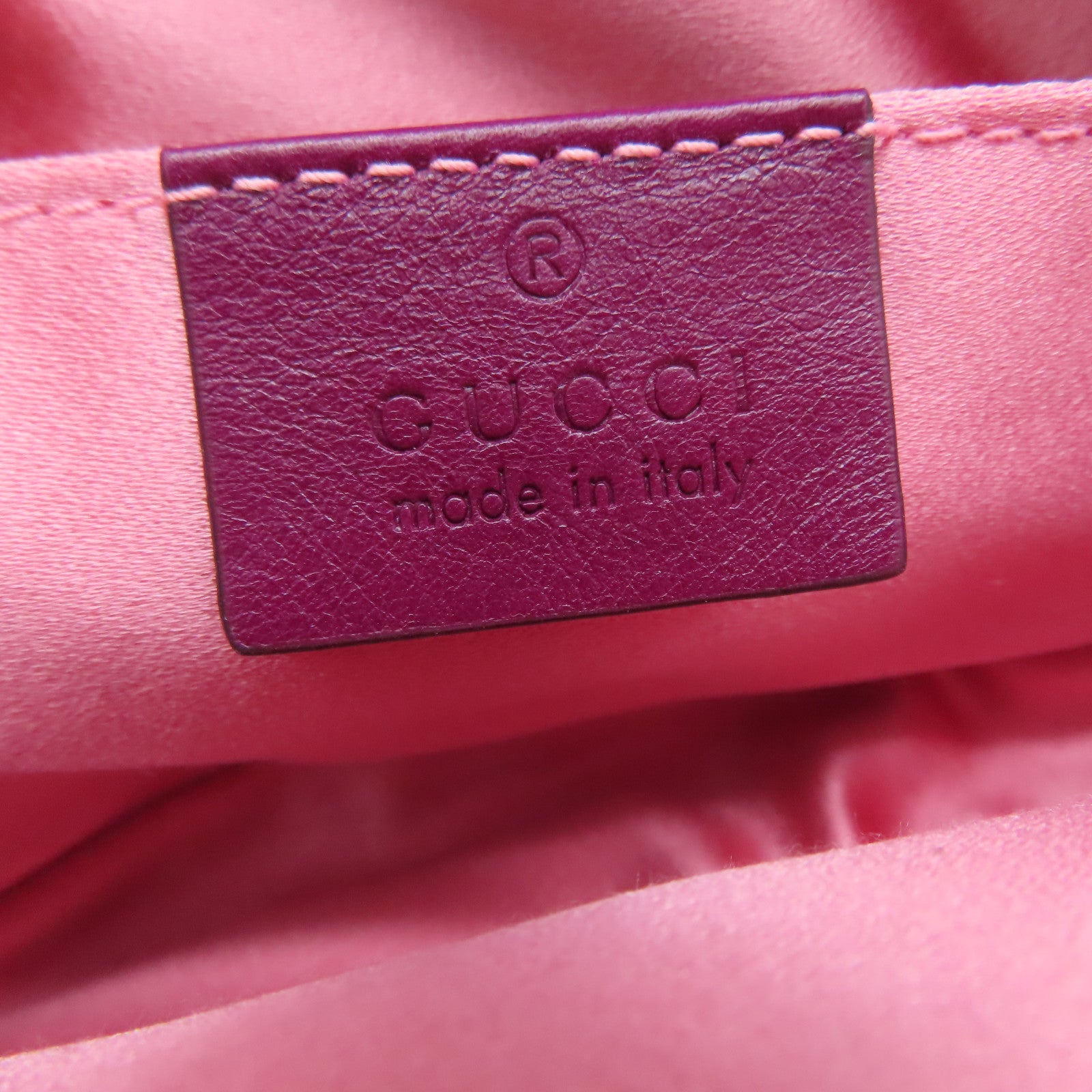 GUCCI 斜紋Velvet Waist Bag金扣腰包紫色