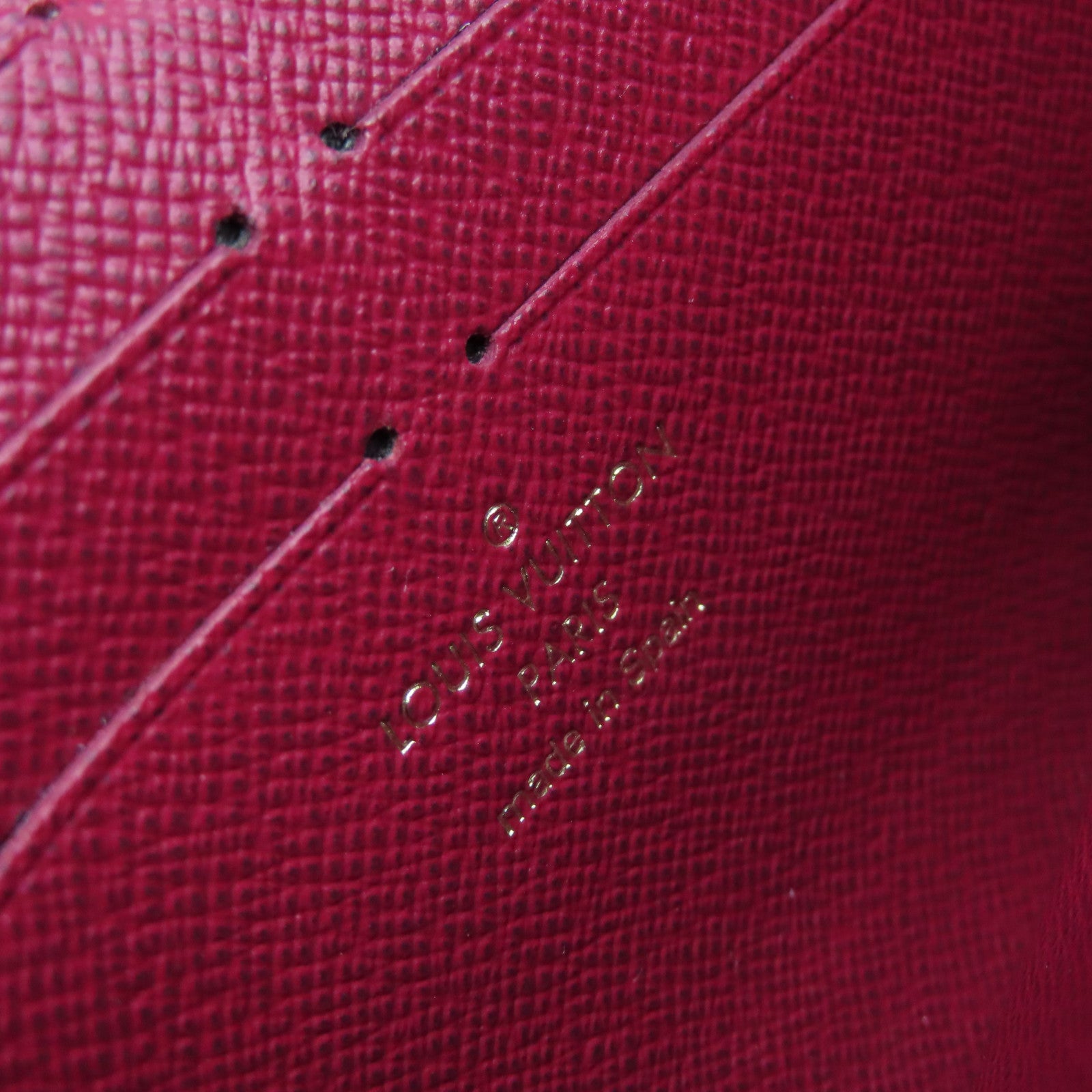 LOUIS VUITTON Monogram Long wallet金扣長錢包啡色/紫色