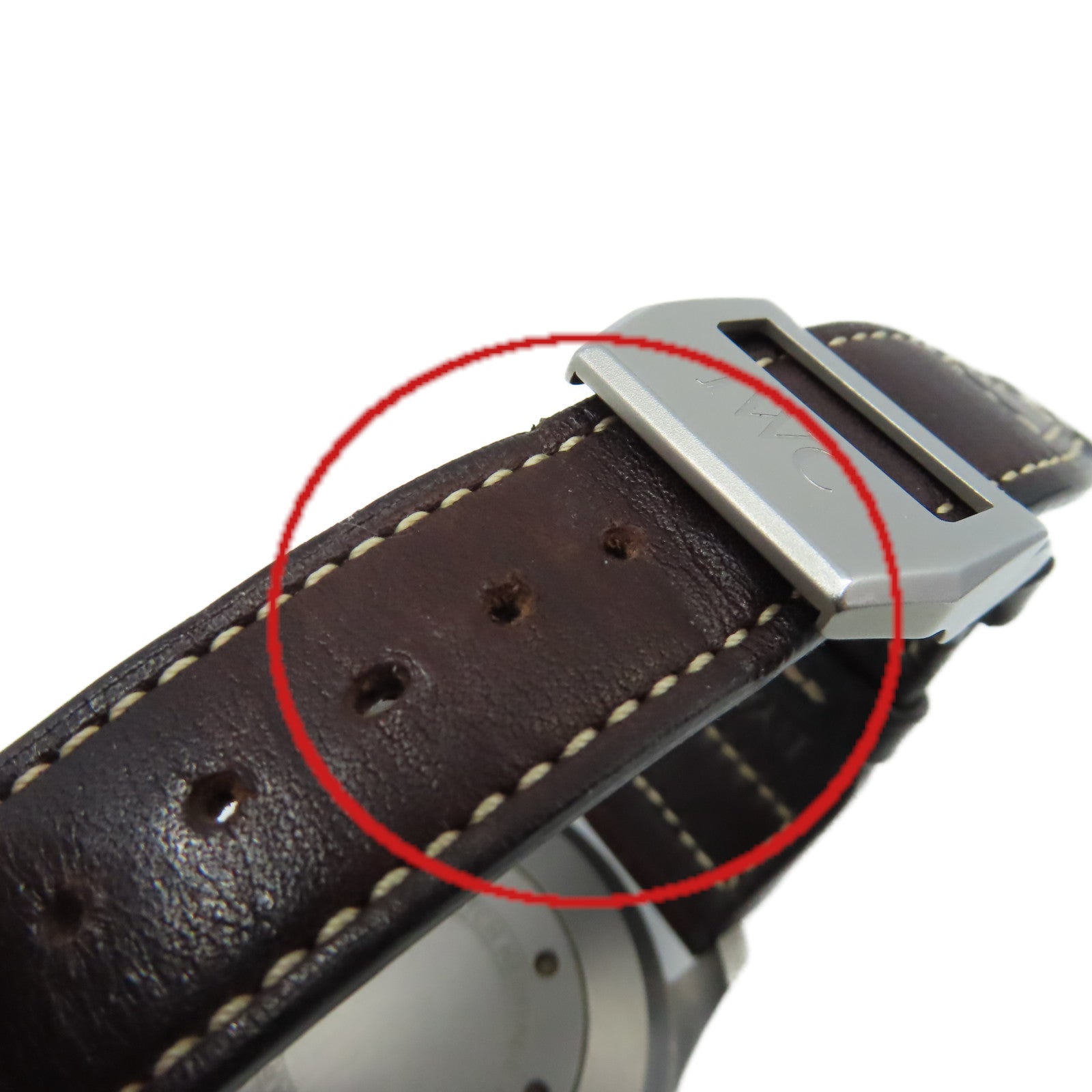 IWC Big Pilot Watch鈦金屬牛皮皮革帶自動機芯手錶黑色