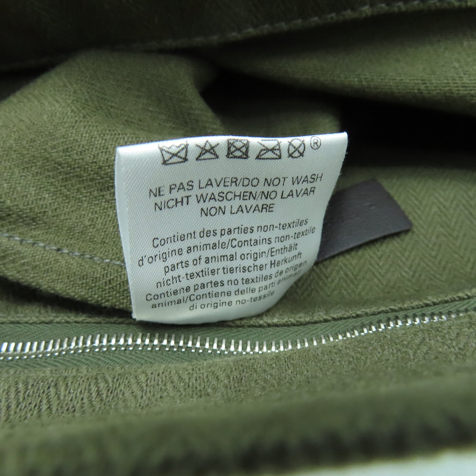 HERMES 帆布Aline Backpck銀扣背包綠色