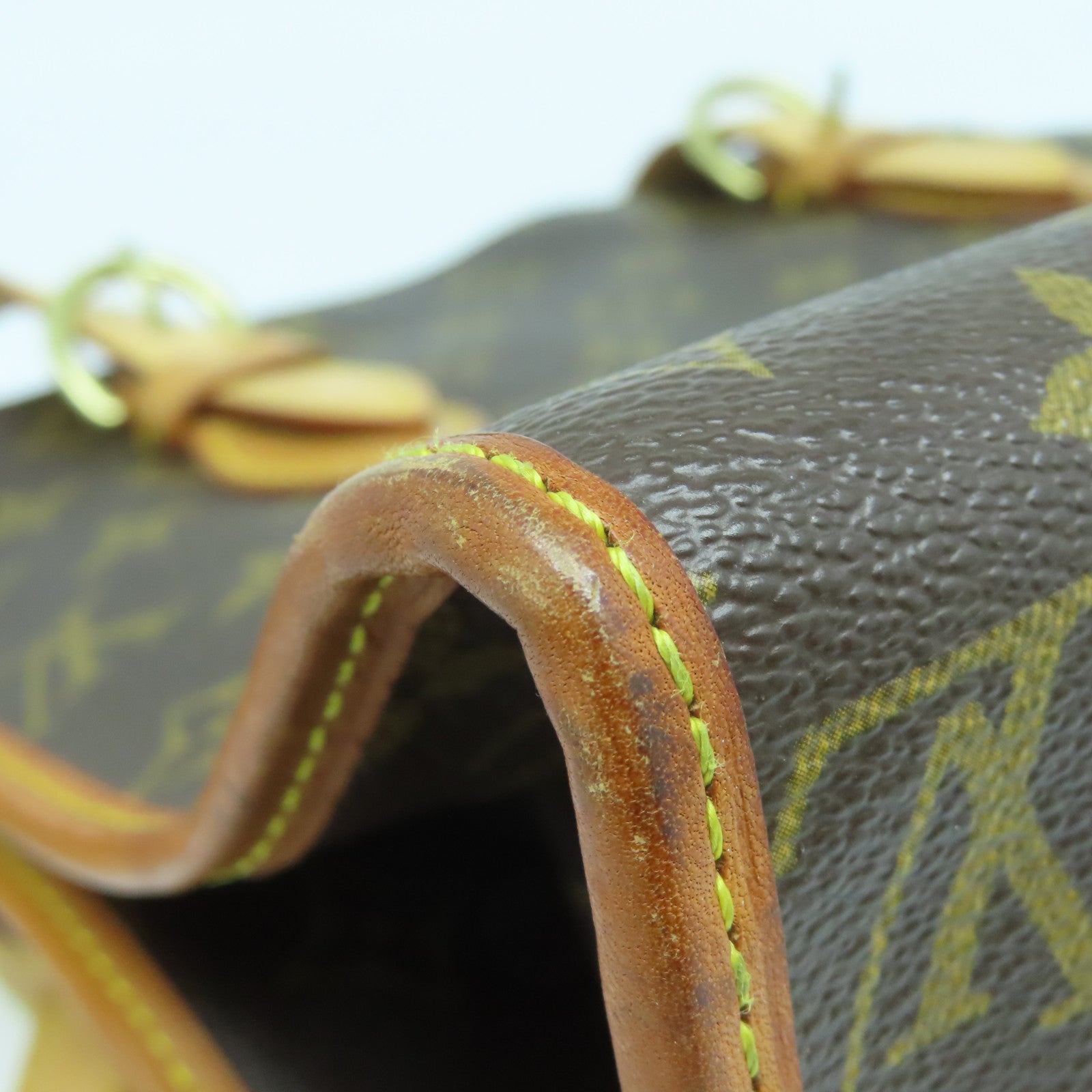LOUIS VUITTON Monogram Popincort Haut金扣肩背袋啡色