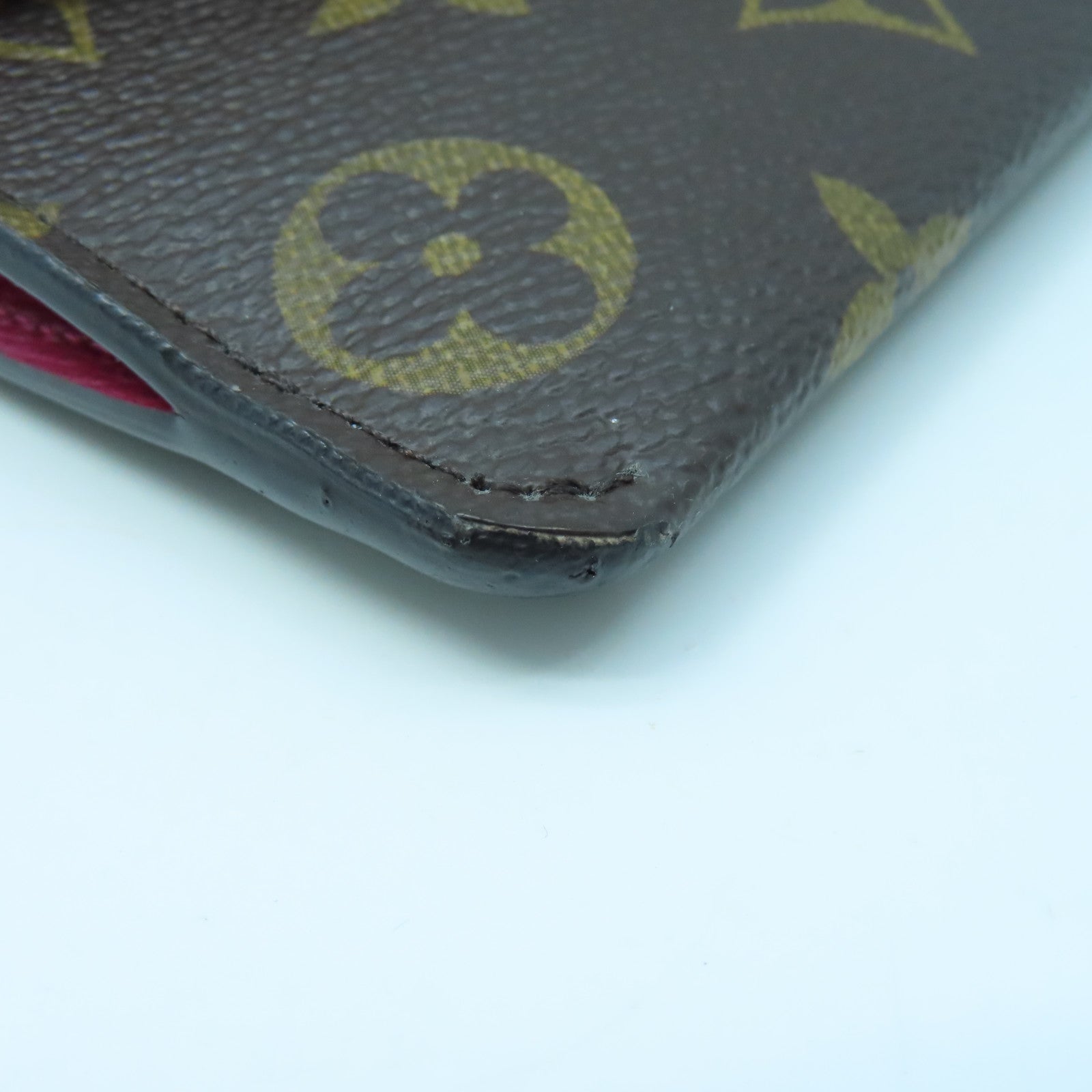 LOUIS VUITTON Monogram Long wallet金扣長錢包啡色/紫色