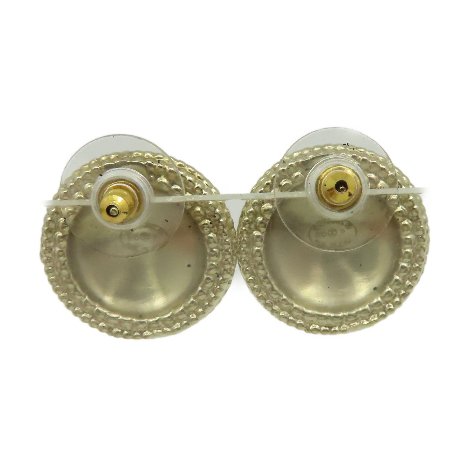 CHANEL 金屬CC Earrings耳環金色