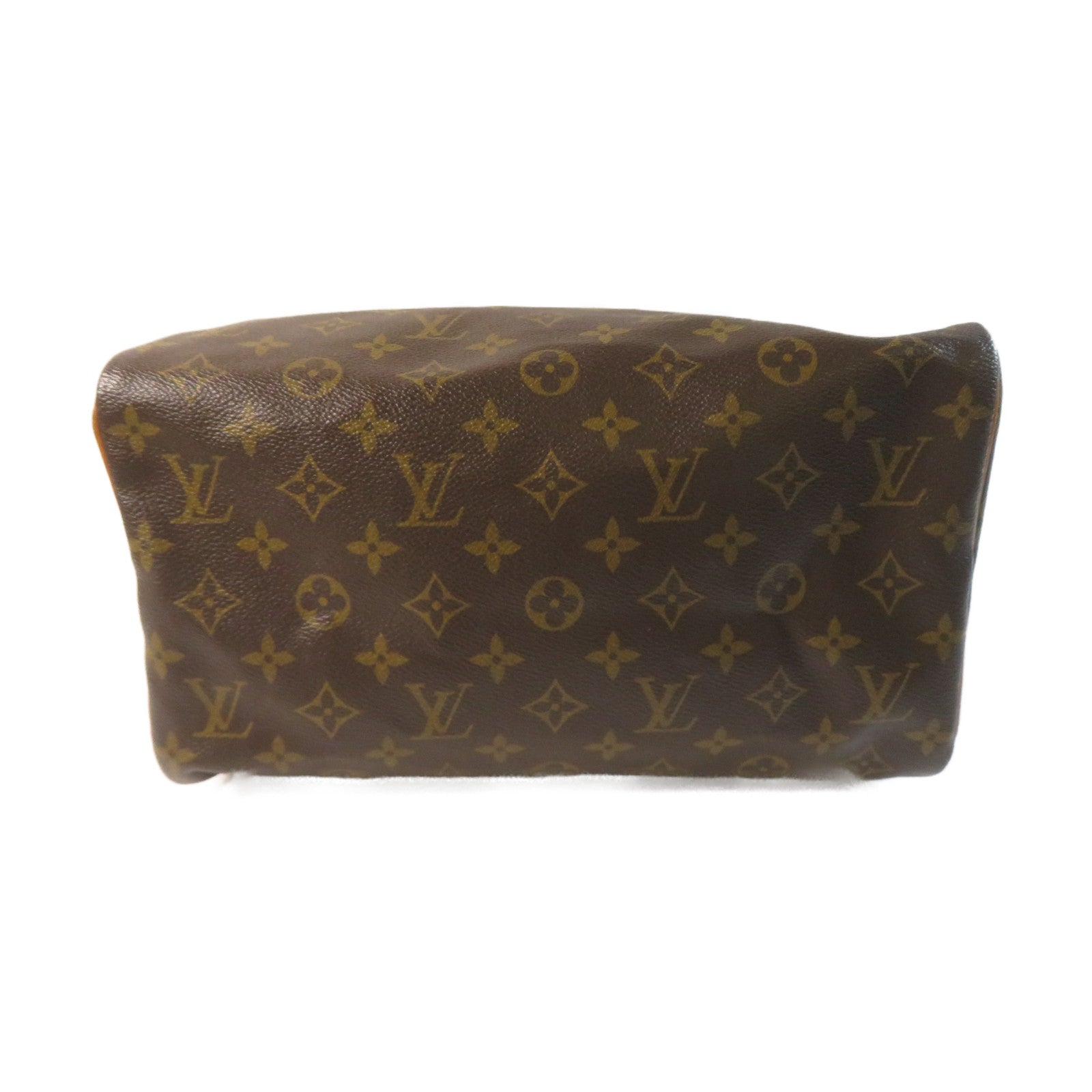 LOUIS VUITTON Monogram Speedy 30金扣手挽袋啡色
