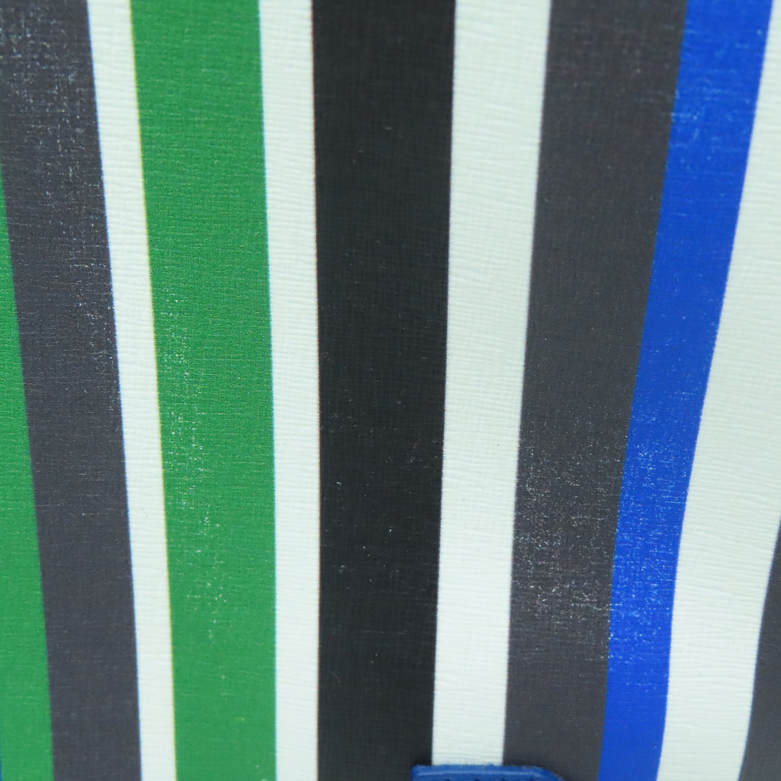 BALENCIAGA 【激減優惠】牛皮皮革Multicolor Stripe Leather Papier A6 Tote手挽肩背兩用袋藍色