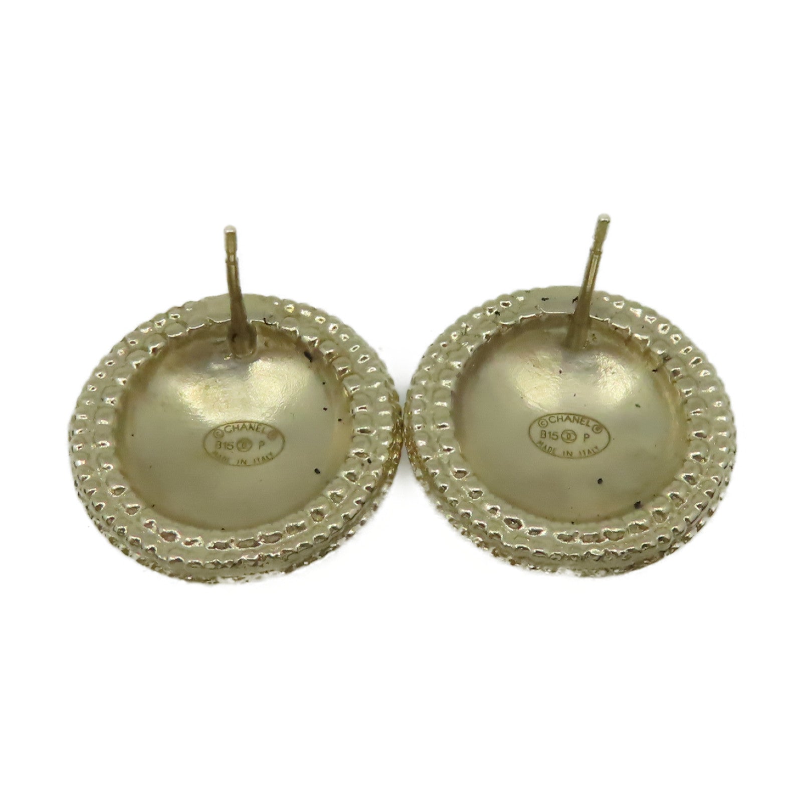 CHANEL 金屬CC Earrings耳環金色
