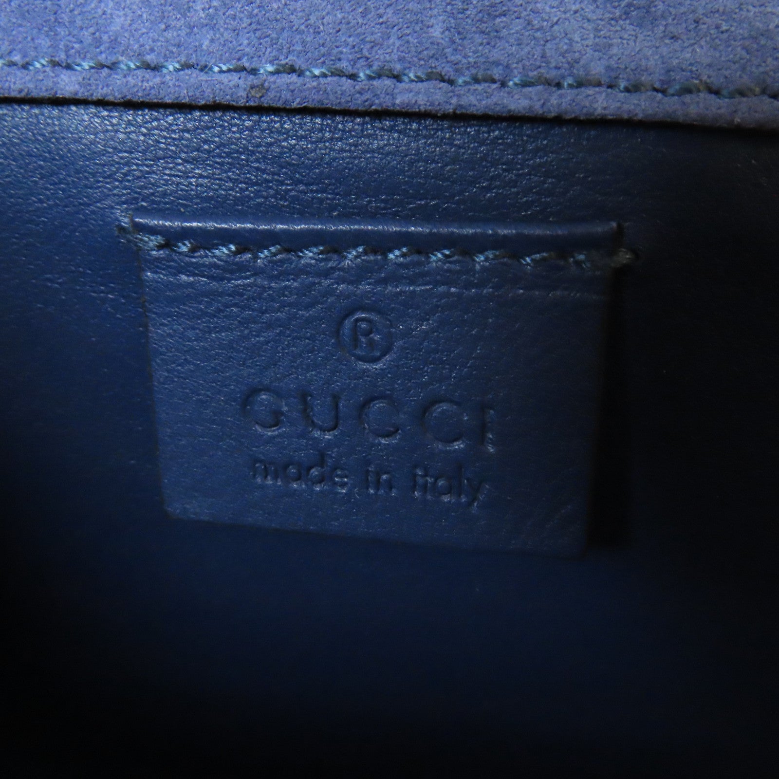 GUCCI 漆皮皮革Clutch金扣手拿包紫色
