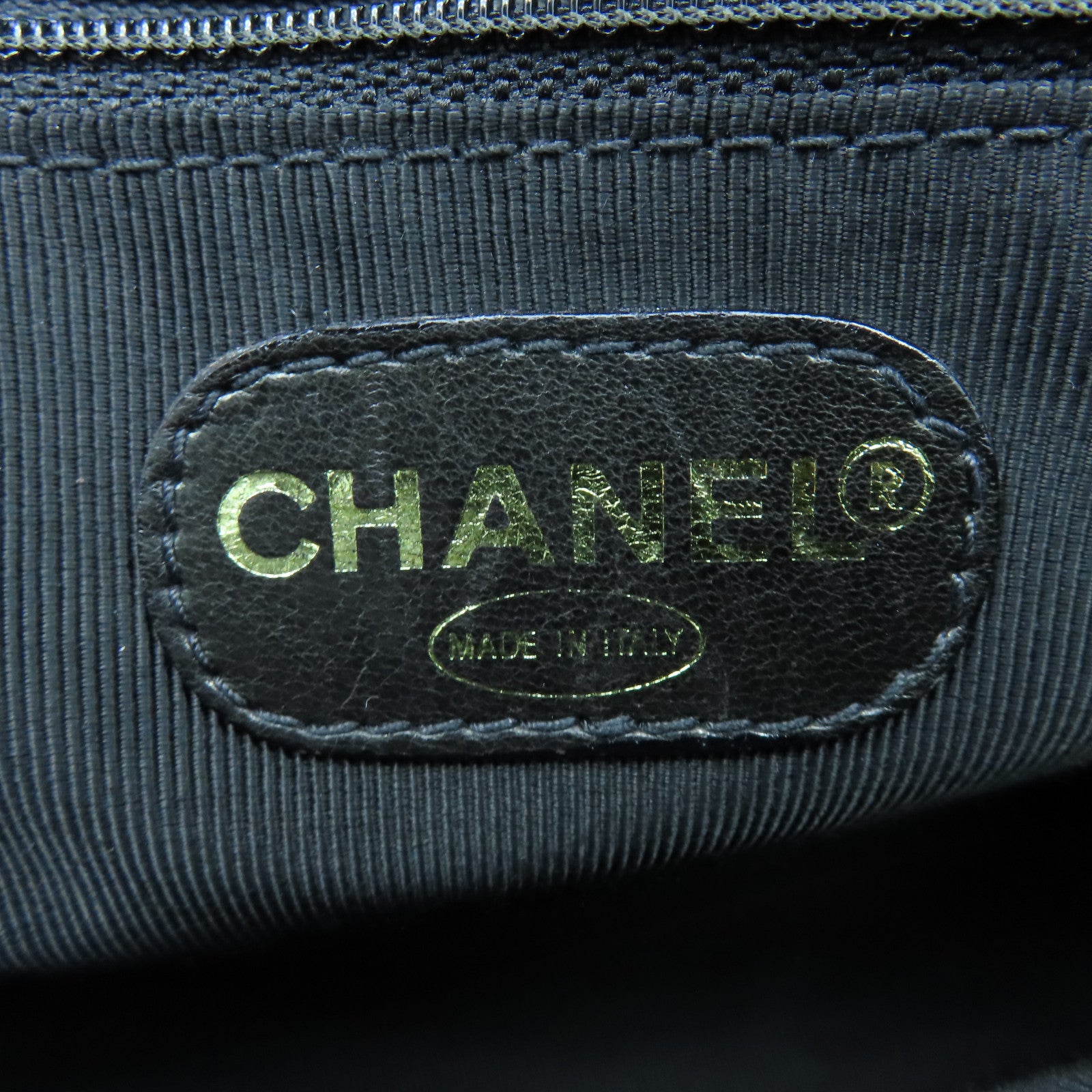 CHANEL 菱格Caviar皮革Vintage Tote Bag金扣手挽袋黑色