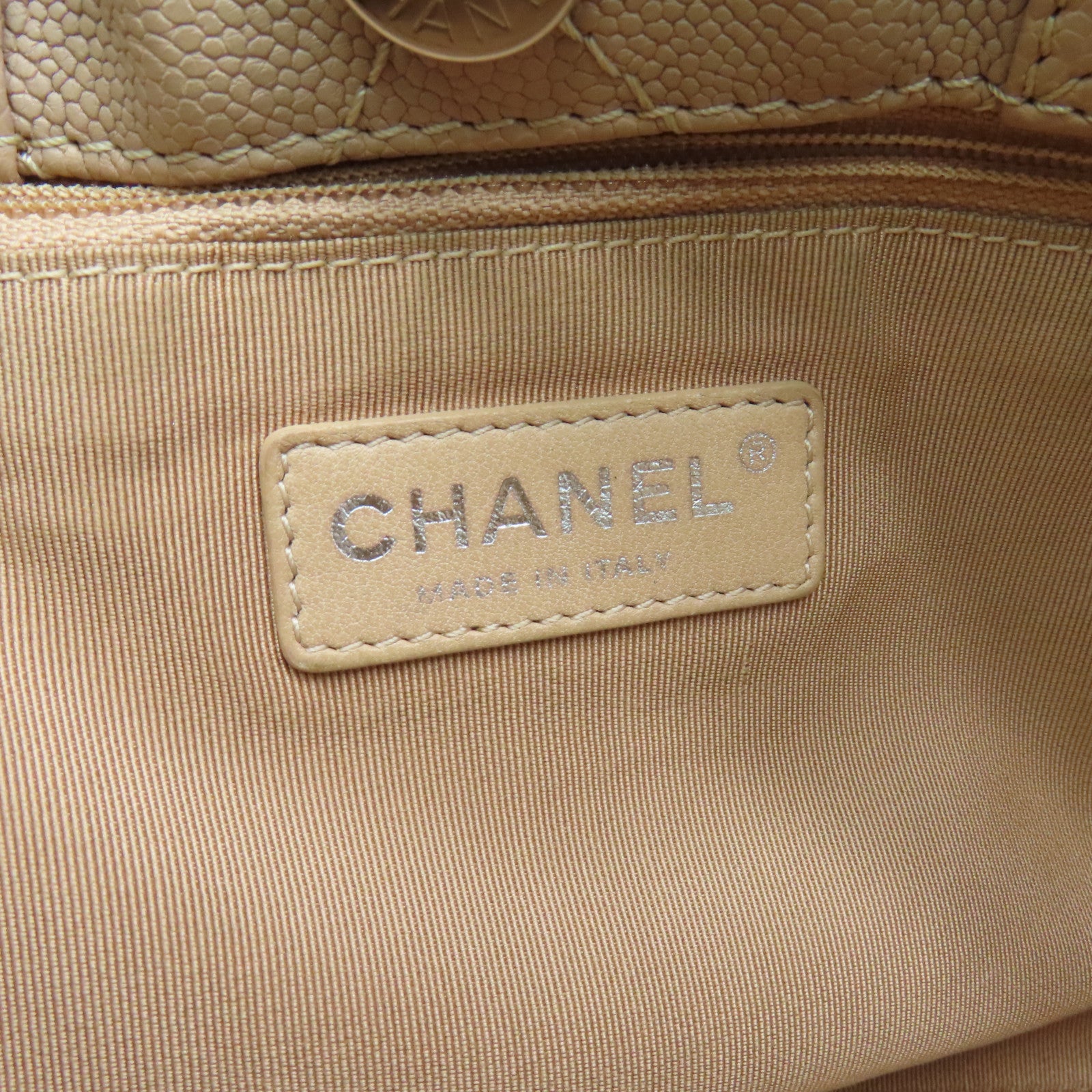 CHANEL Caviar菱格Chain Shoulder銀扣手挽肩背袋兩用袋粉紅色
