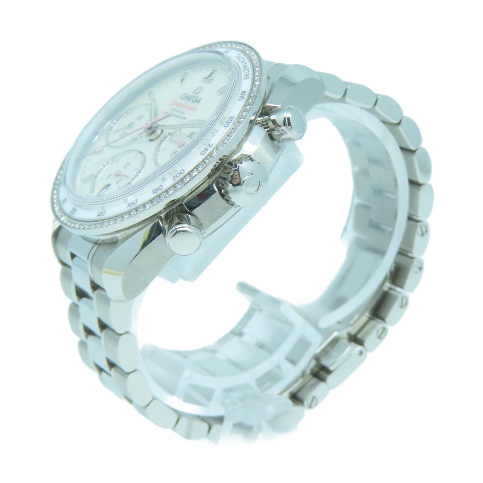 OMEGA 不鏽鋼Speedmaster手錶白色#14.5cm