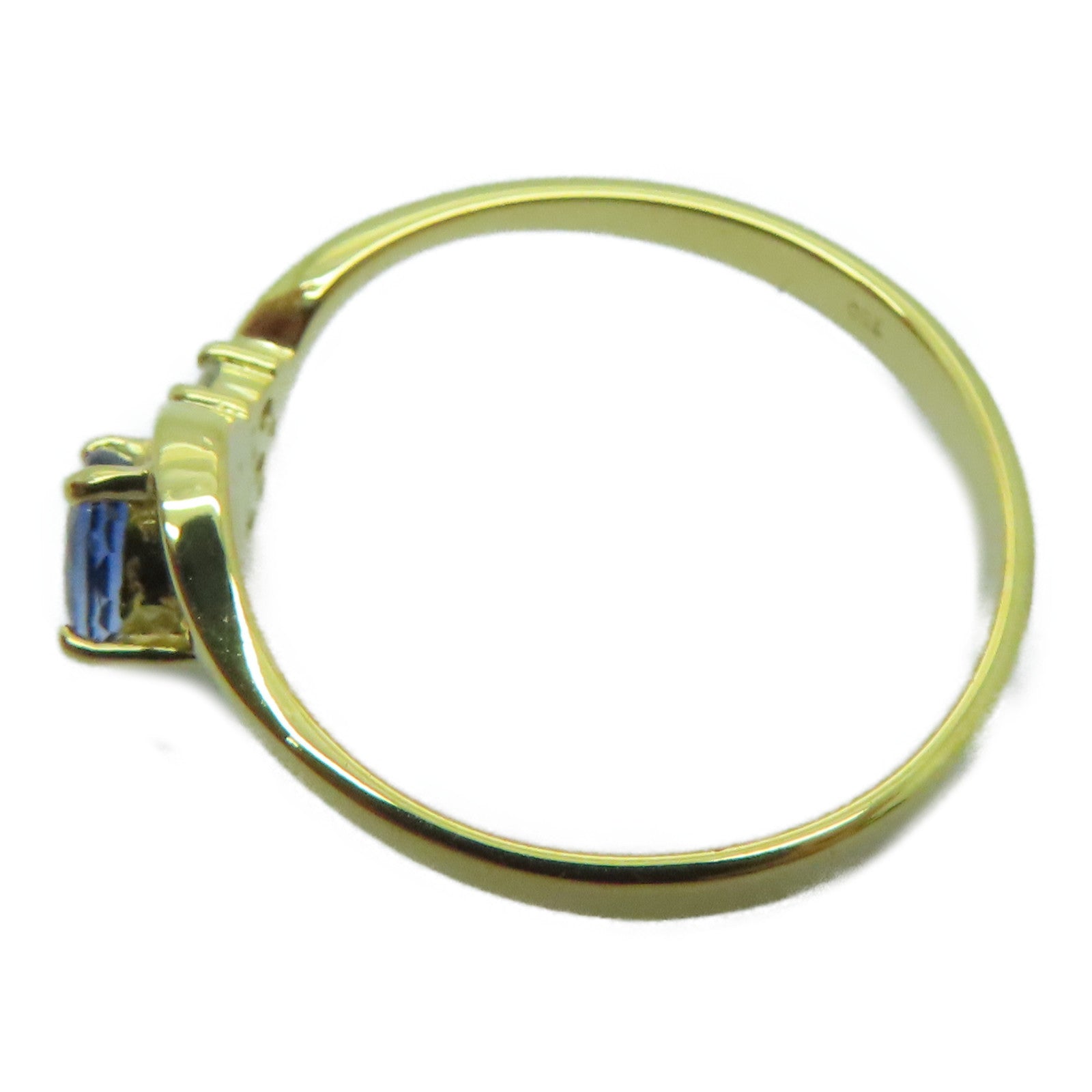 JEWELRY [Sharp Discount] 18K Gold Sapphire Ring Sapphire Ring US#6.0