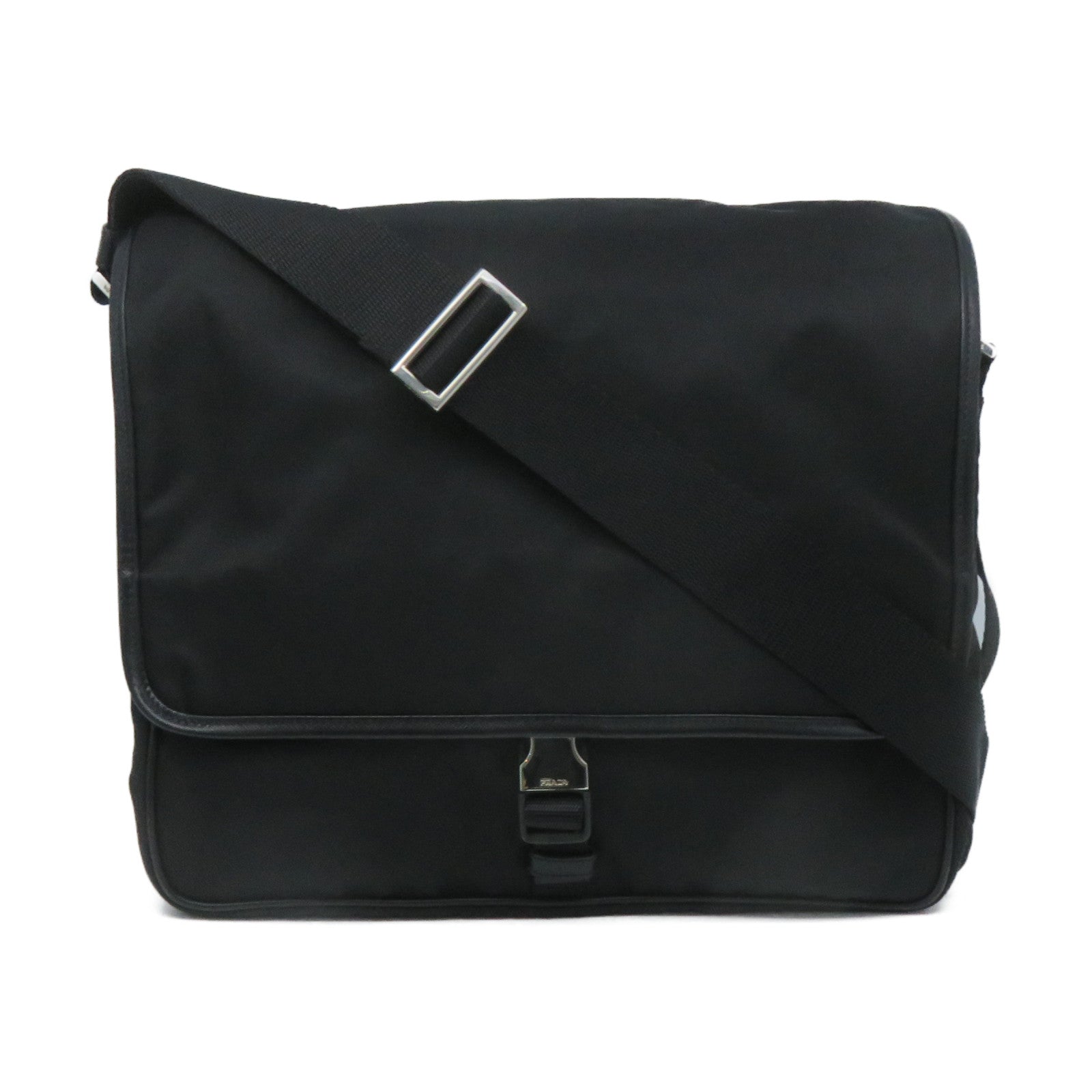 PRADA 【激減優惠】尼龍Messenger Bag肩背袋黑色