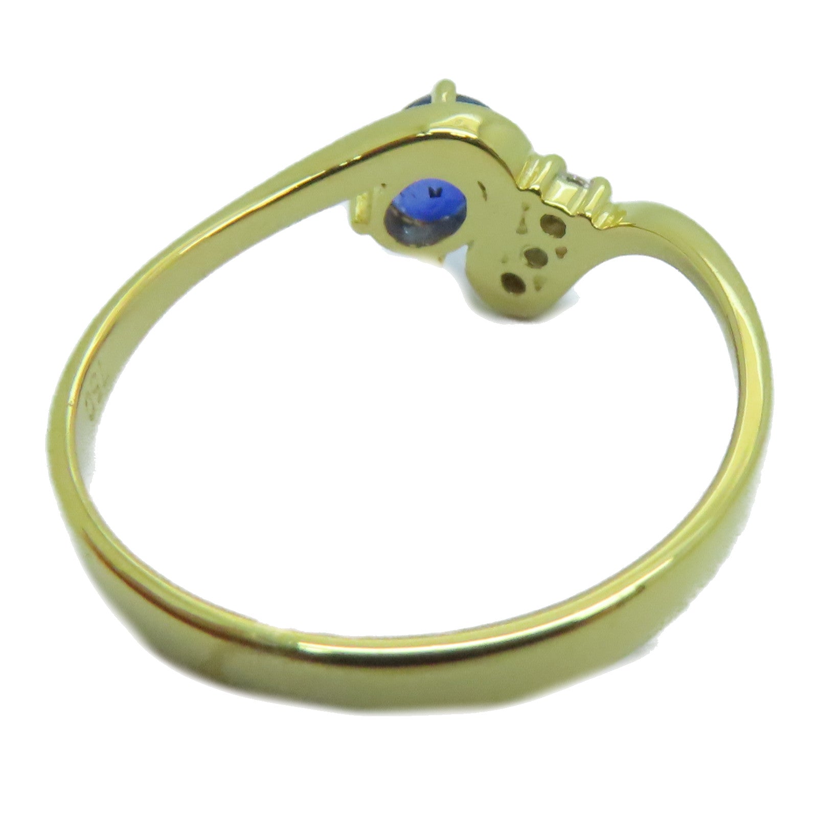 JEWELRY [Sharp Discount] 18K Gold Sapphire Ring Sapphire Ring US#6.0