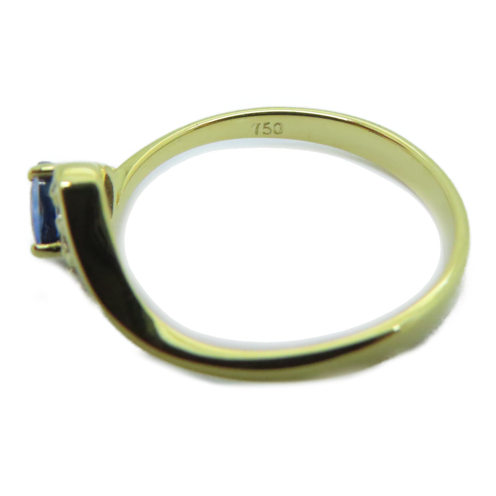 JEWELRY [Sharp Discount] 18K Gold Sapphire Ring Sapphire Ring US#6.0