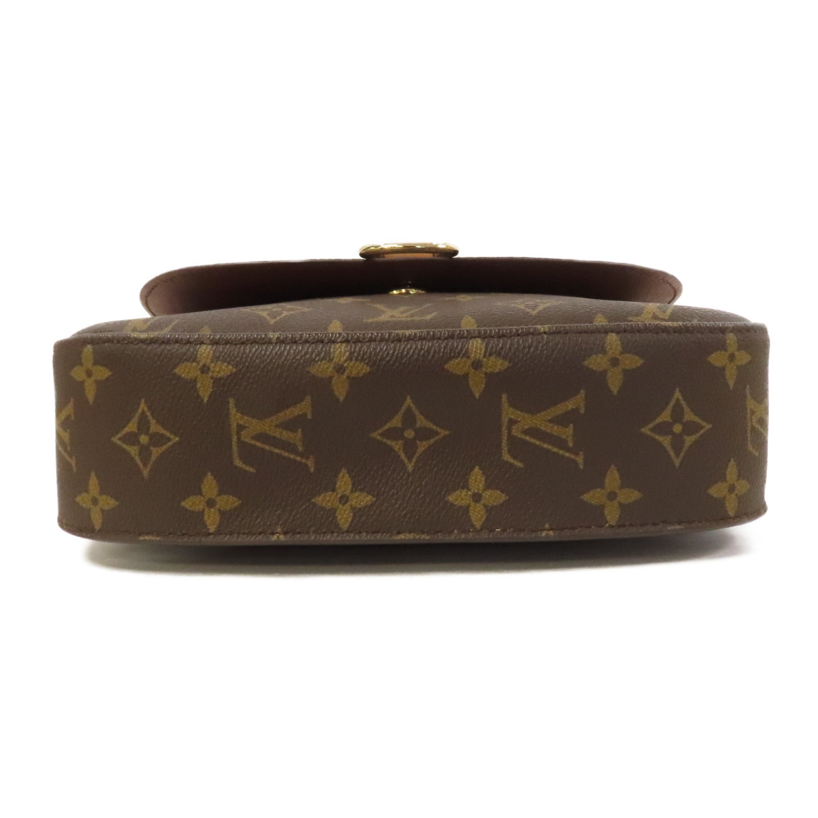 LOUIS VUITTON Monogram Saint Cloud 24金扣肩背袋啡色
