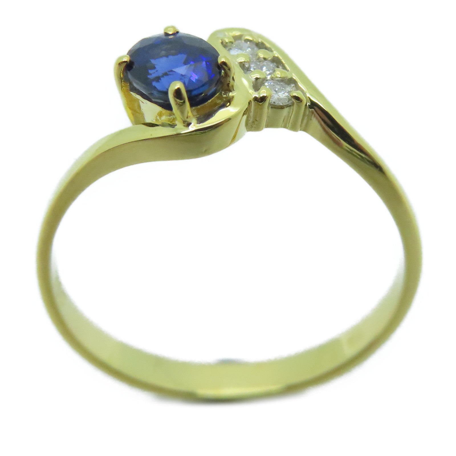 JEWELRY [Sharp Discount] 18K Gold Sapphire Ring Sapphire Ring US#6.0