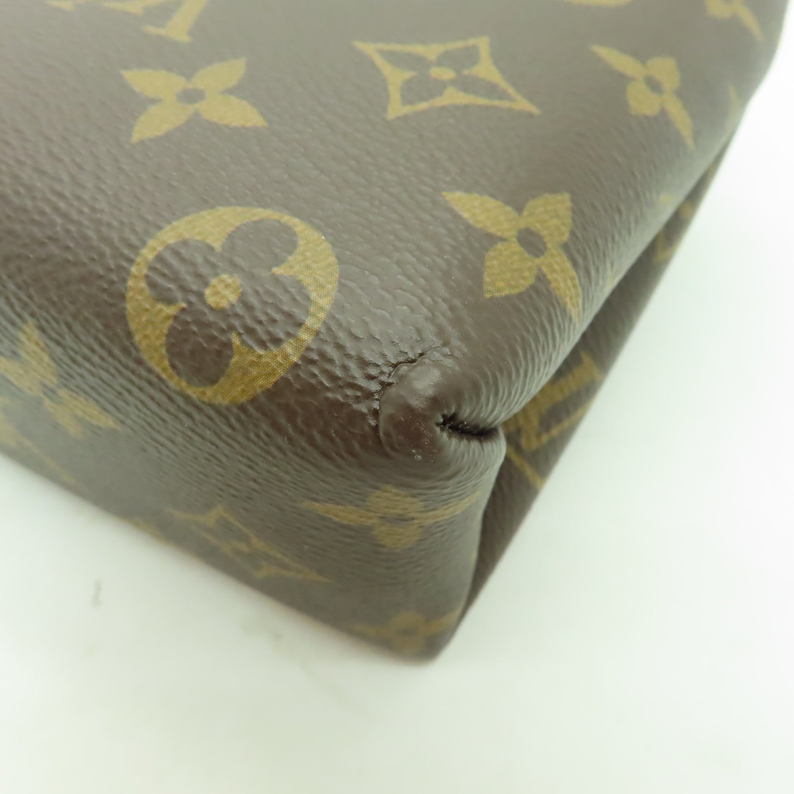 LOUIS VUITTON Monogram Lockit BB金扣手挽肩背兩用袋黑色/啡色