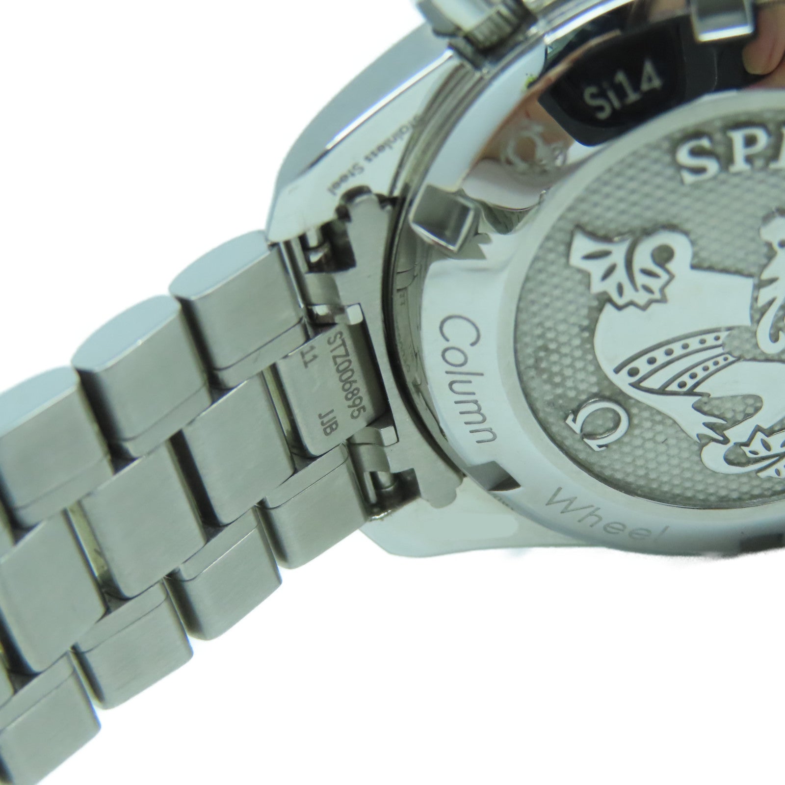 OMEGA 不鏽鋼Speedmaster手錶白色#14.5cm