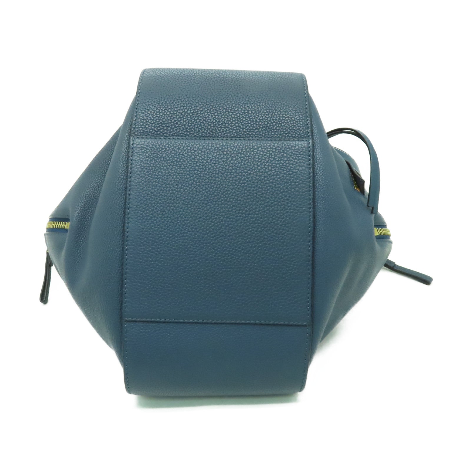 LOEWE 牛皮皮革Hammock Bag金扣手挽肩背兩用袋藍色