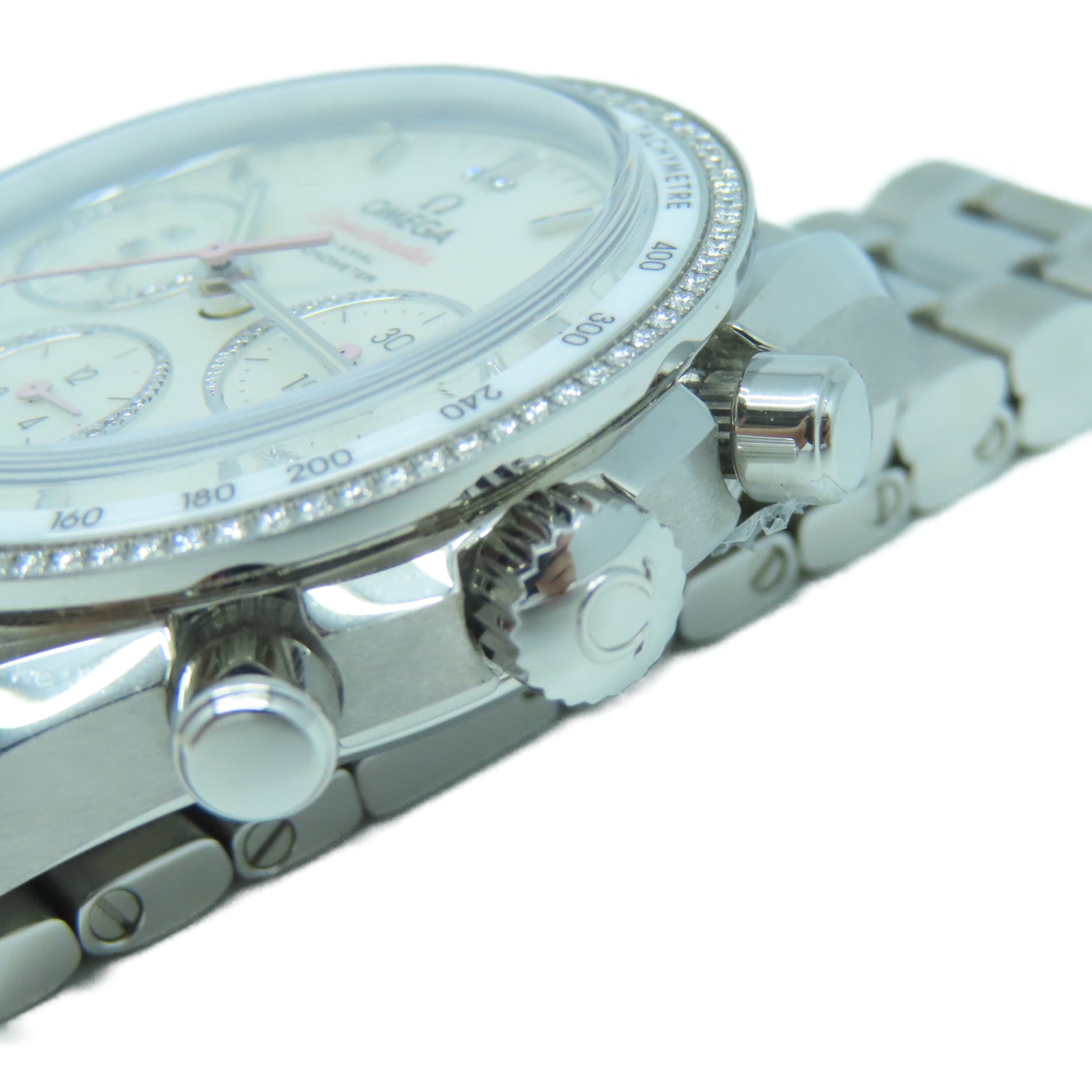OMEGA 不鏽鋼Speedmaster手錶白色#14.5cm