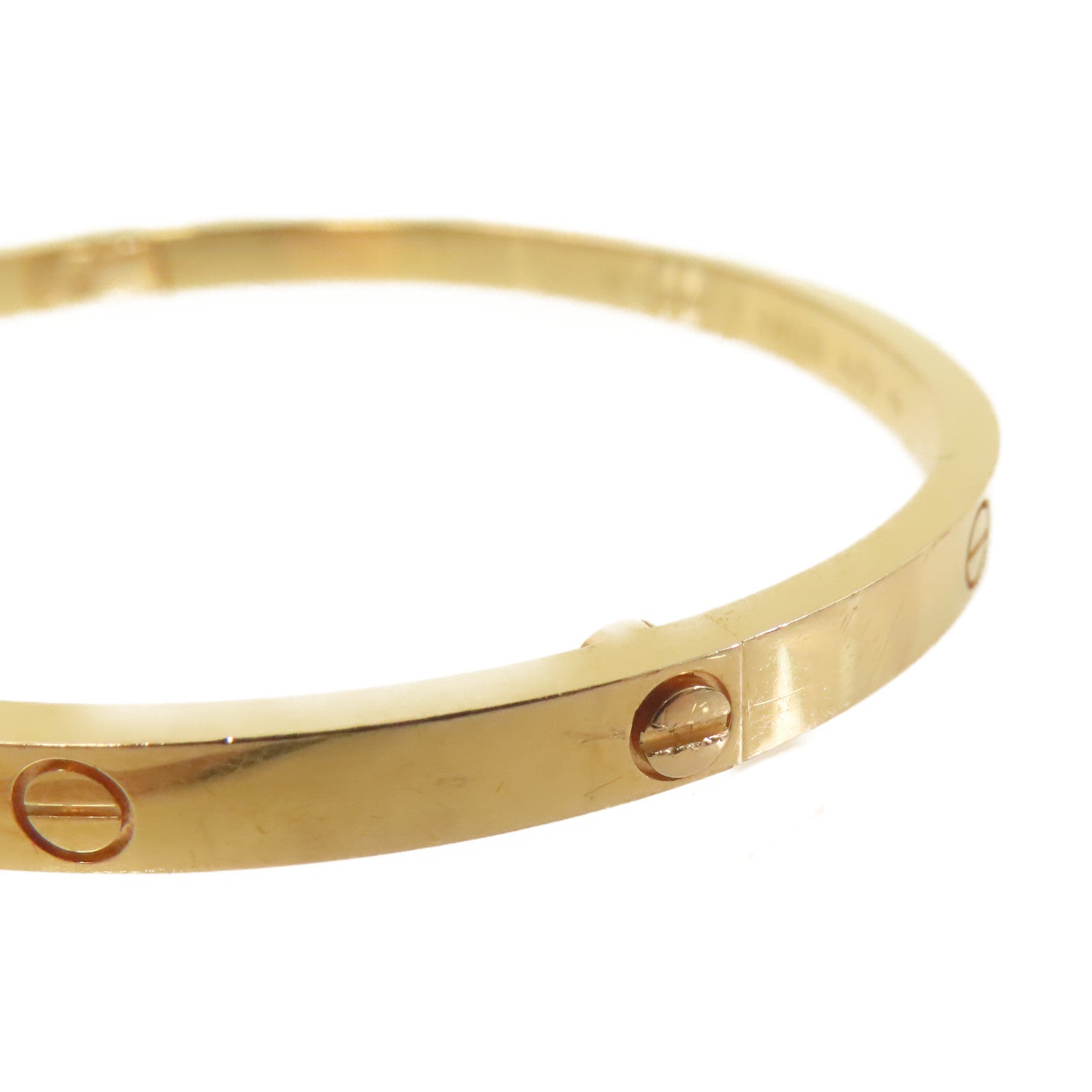CARTIER 18K玫瑰金Mini Love Bracelet手鏈#17