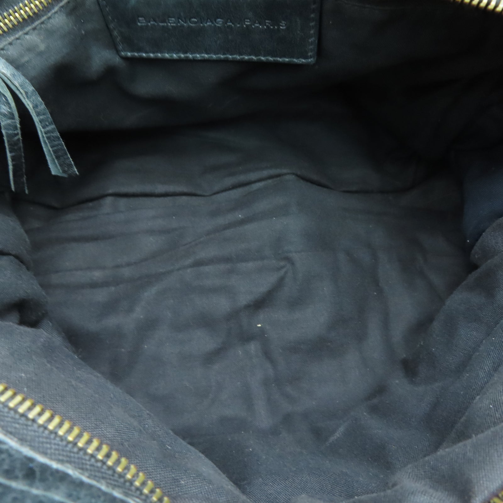 BALENCIAGA 牛皮皮革The City手挽肩背两用袋黑色