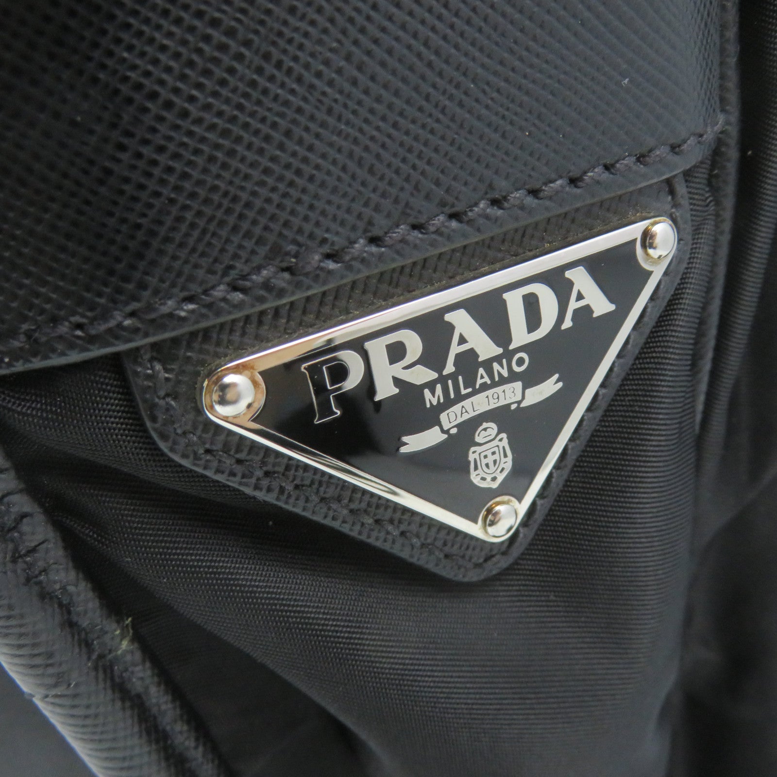 PRADA 【激減優惠】尼龍Messenger Bag肩背袋黑色