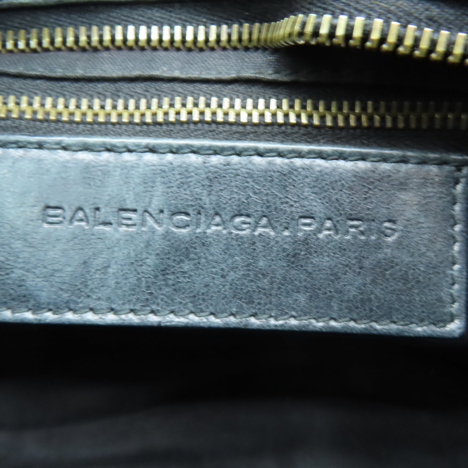 BALENCIAGA 牛皮皮革The City手挽肩背两用袋黑色