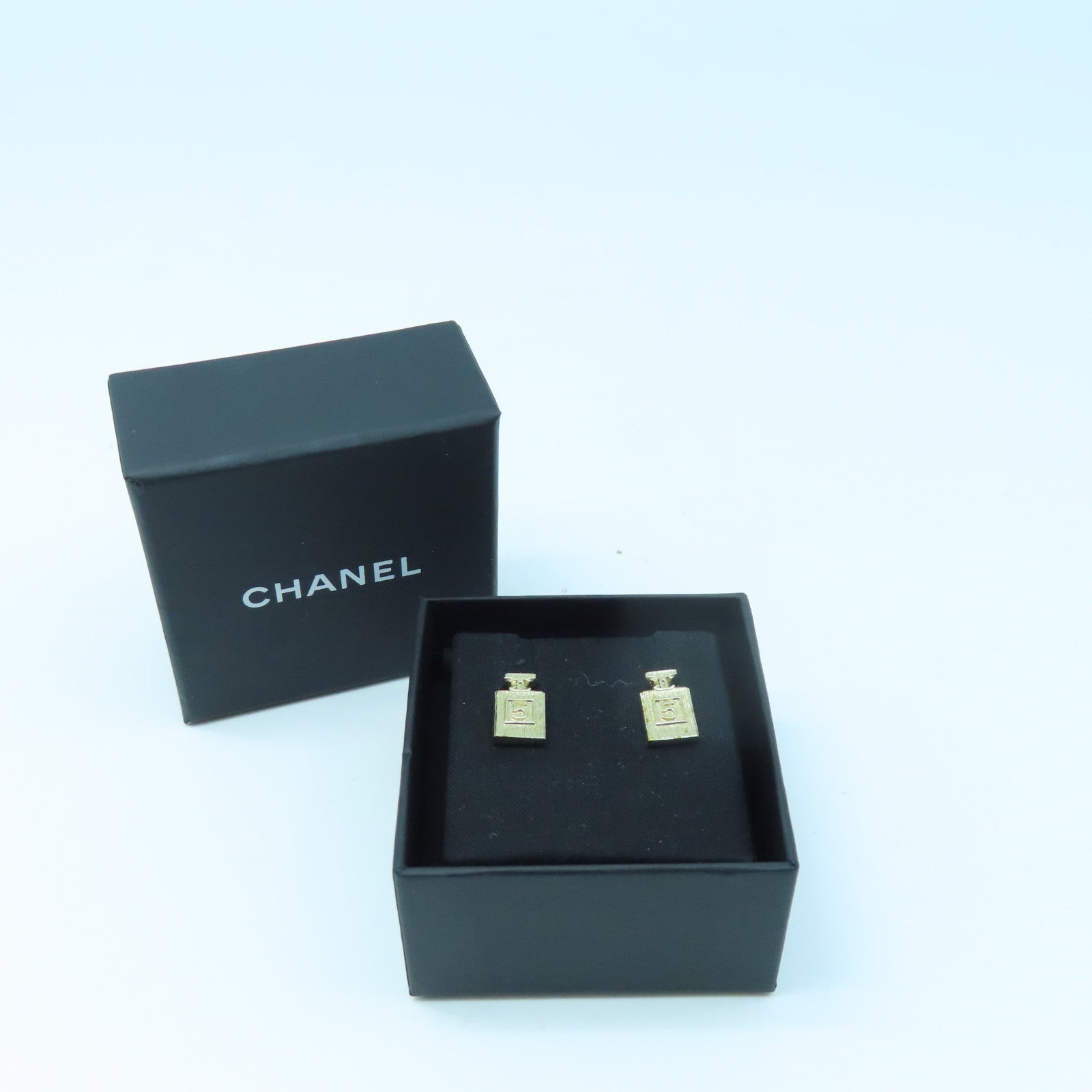 CHANEL 金屬Earring耳環金色