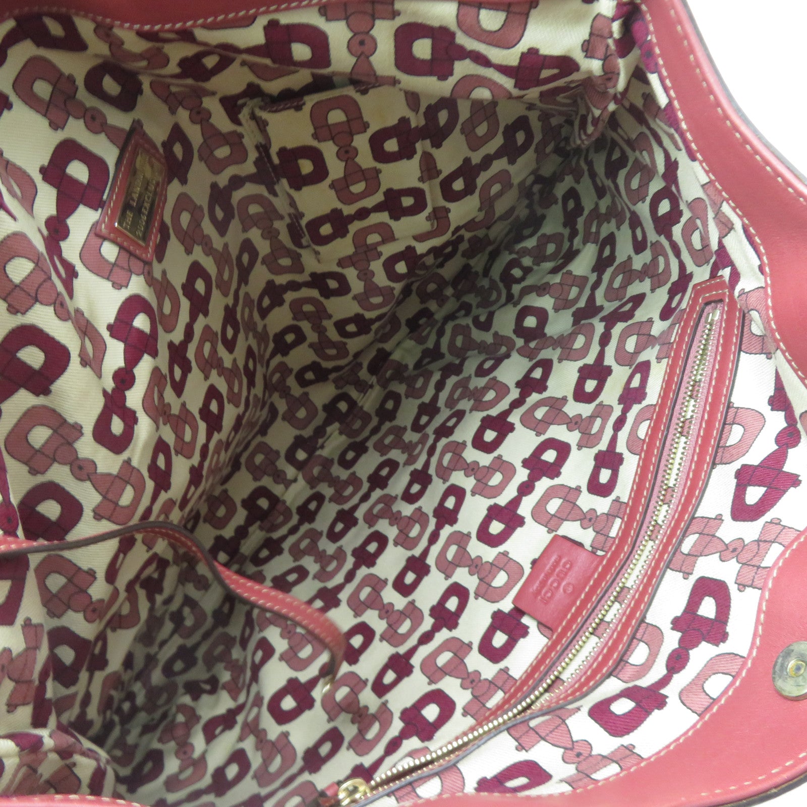 GUCCI 牛皮皮革Shoulder Bag金扣肩背袋紅色